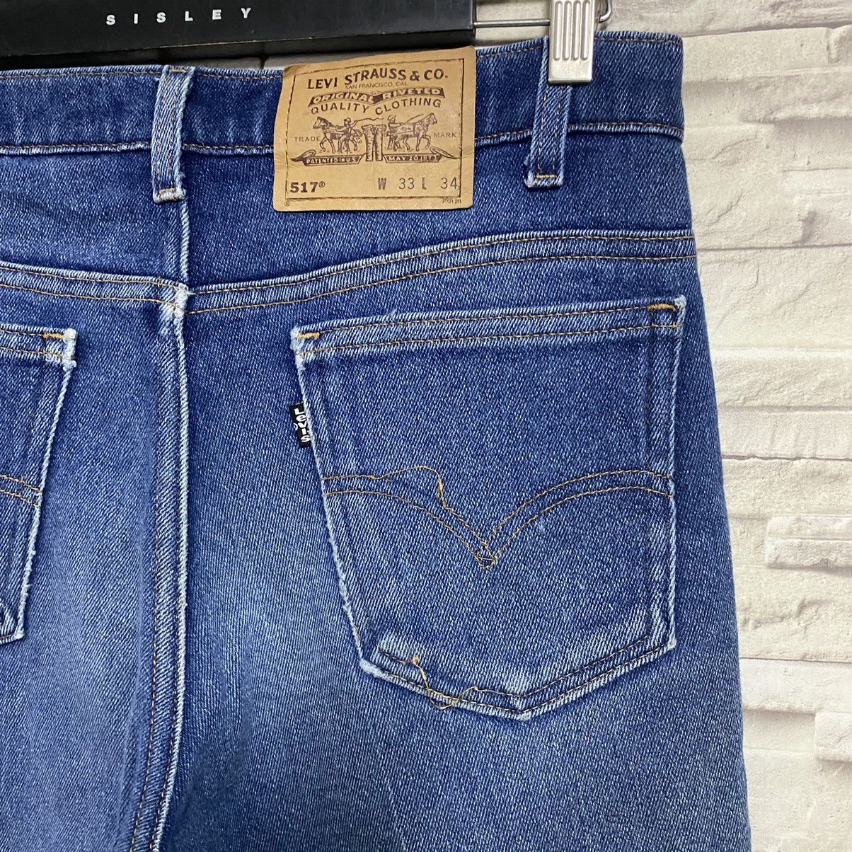 Levi's Vintage 90s Levis 517 Flare Jeans Stretch 33x33 Size US 32 / EU 48 - 14 Thumbnail
