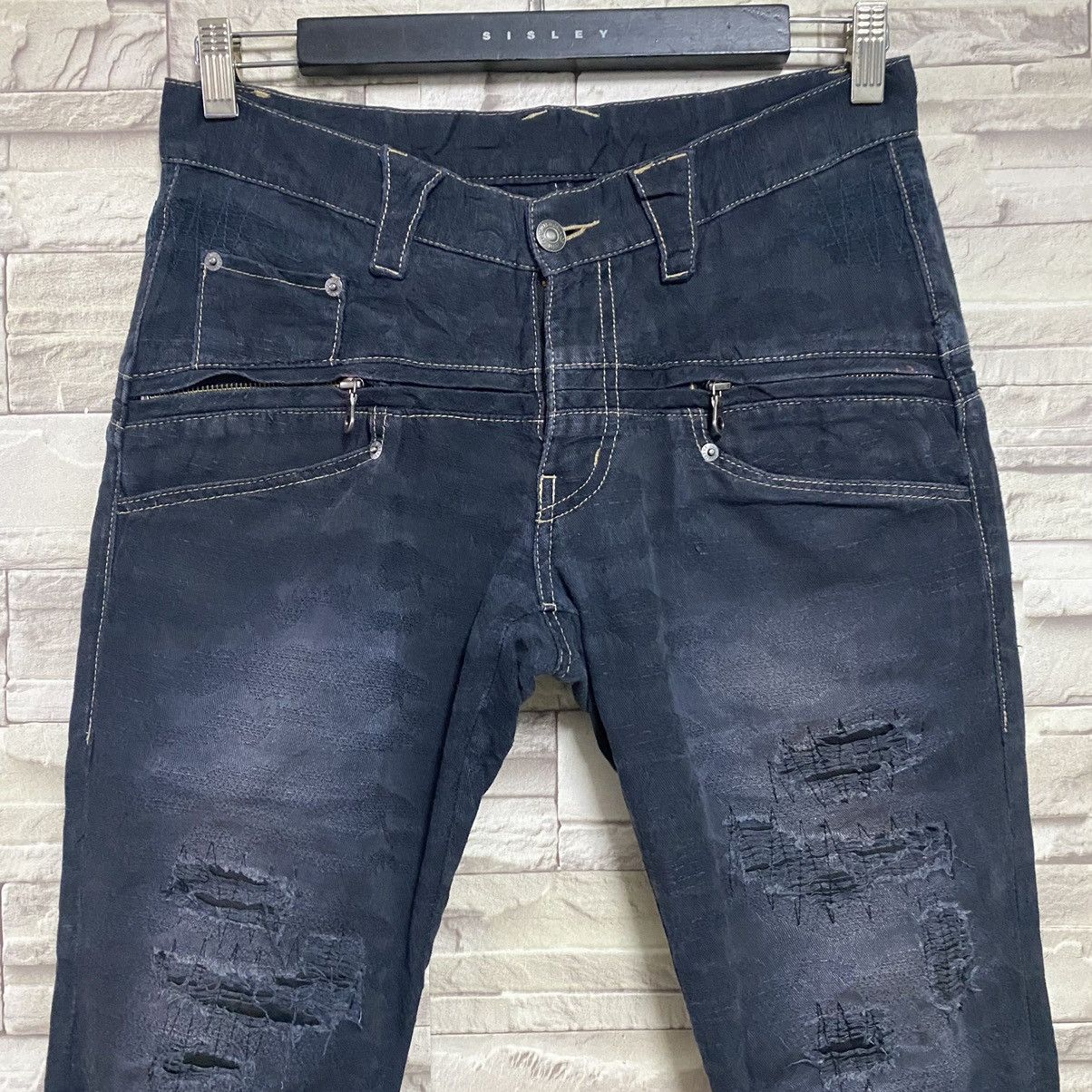 PPFM PPFM Distressed Denim Jeans Stretch Size US 30 / EU 46 - 5 Thumbnail