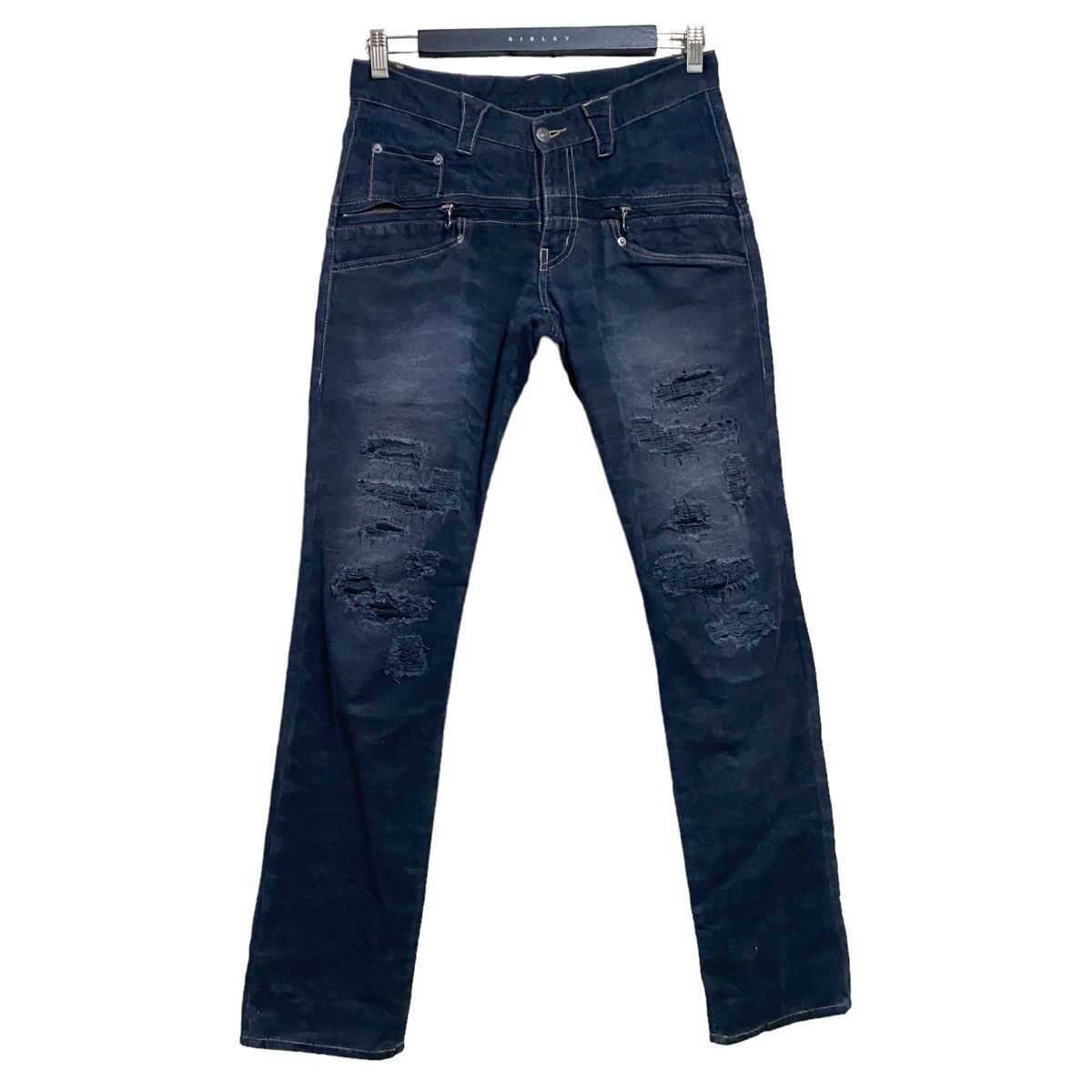 PPFM PPFM Distressed Denim Jeans Stretch Size US 30 / EU 46 - 2 Thumbnail