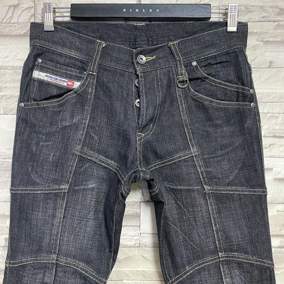 Nicole Club NICOLE CLUB FOR MEN Denim Biker Jeans Size US 29 - 4 Thumbnail