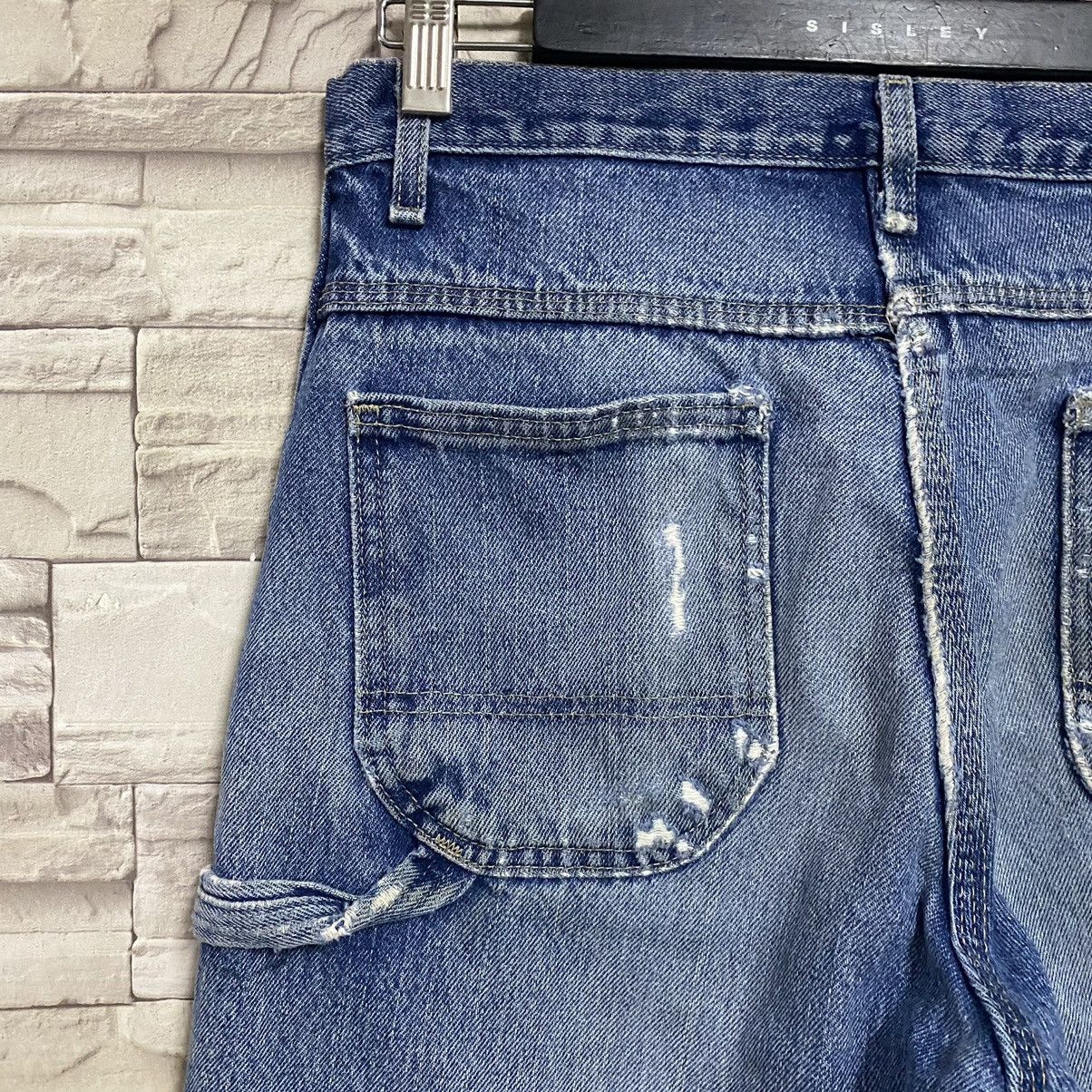Dickies Vintage Dickies Thrashed Denim Carpenter Pants Size US 31 - 18 Thumbnail