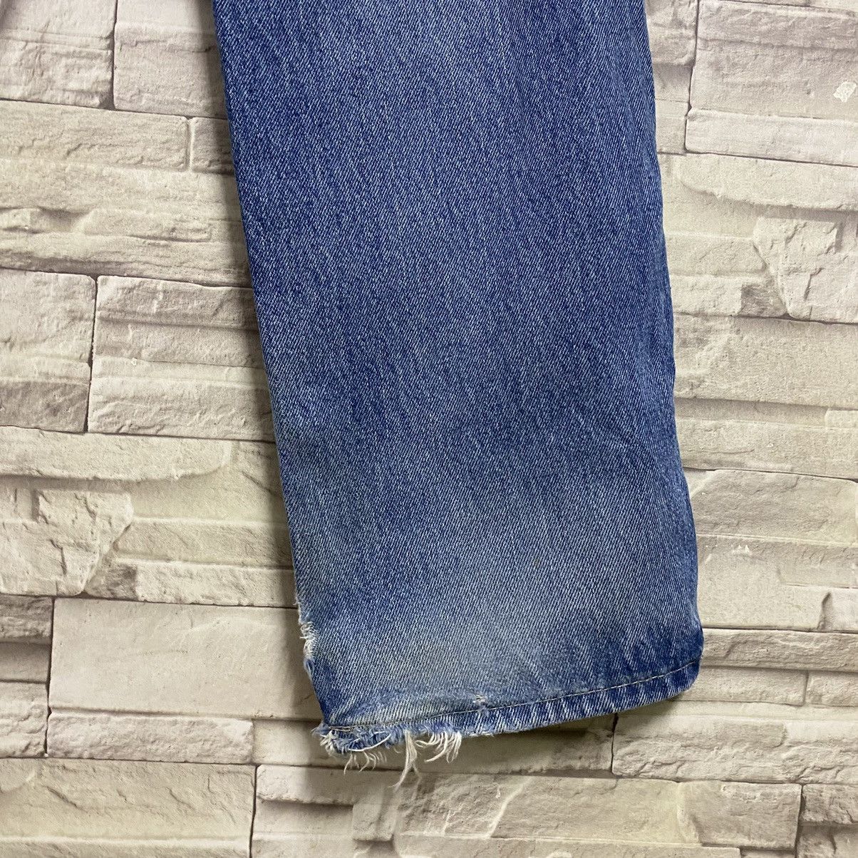 Dickies Vintage Dickies Thrashed Denim Carpenter Pants Size US 31 - 15 Thumbnail