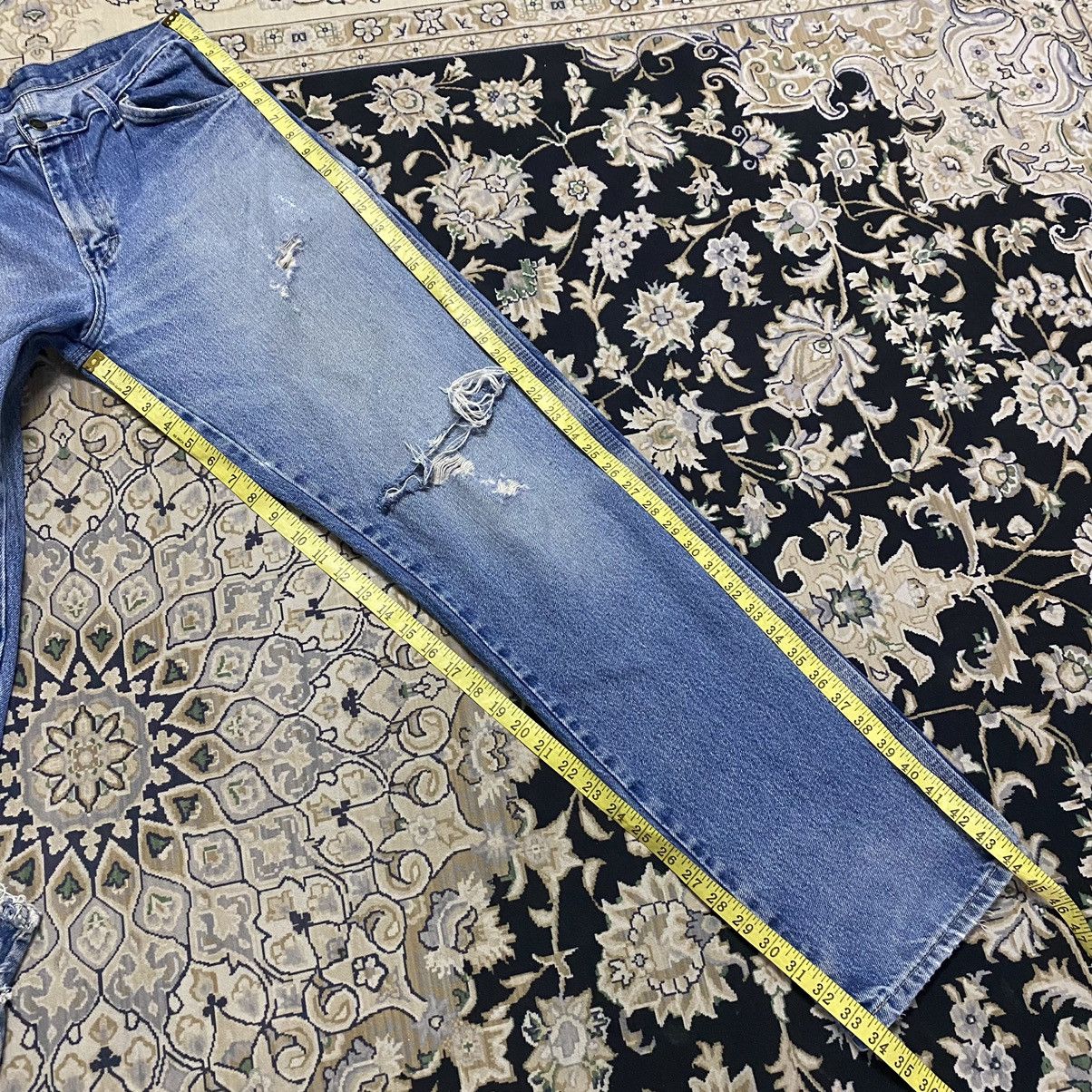 Dickies Vintage Dickies Thrashed Denim Carpenter Pants Size US 31 - 22 Thumbnail