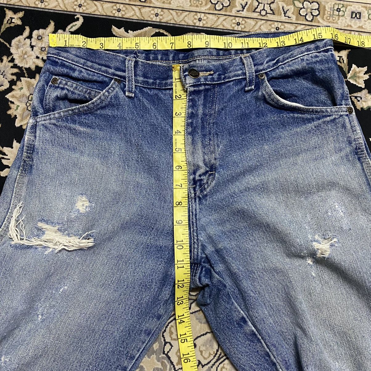 Dickies Vintage Dickies Thrashed Denim Carpenter Pants Size US 31 - 21 Thumbnail
