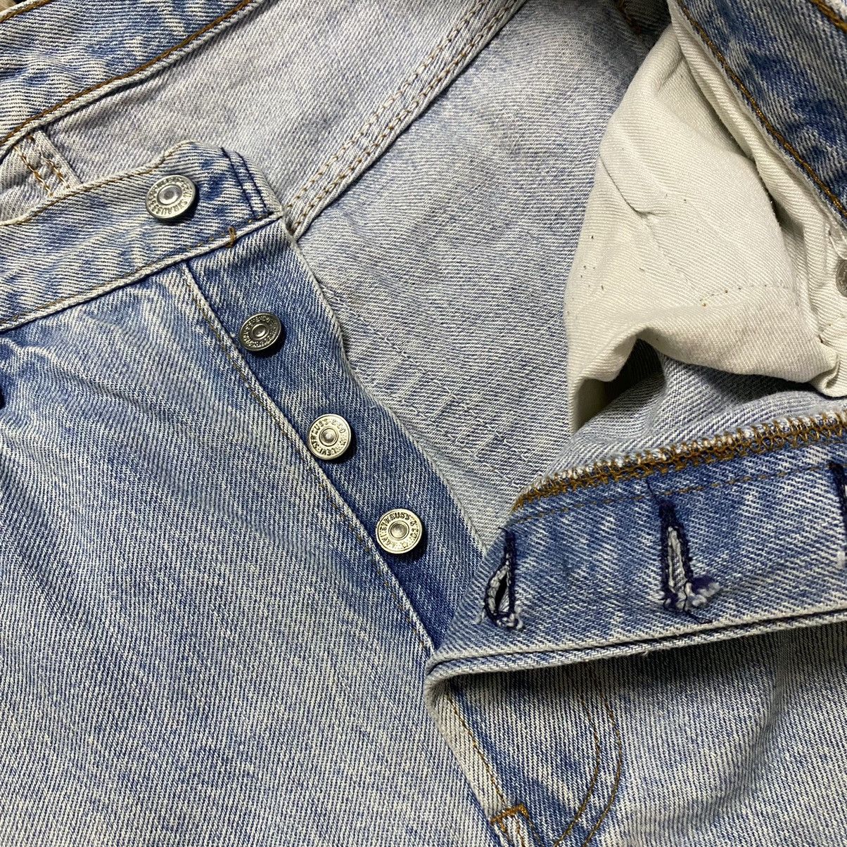 Levi's Vintage 80s Levis 501 LightWash Jeans 32x32 Made in USA Size US 32 / EU 48 - 16 Thumbnail