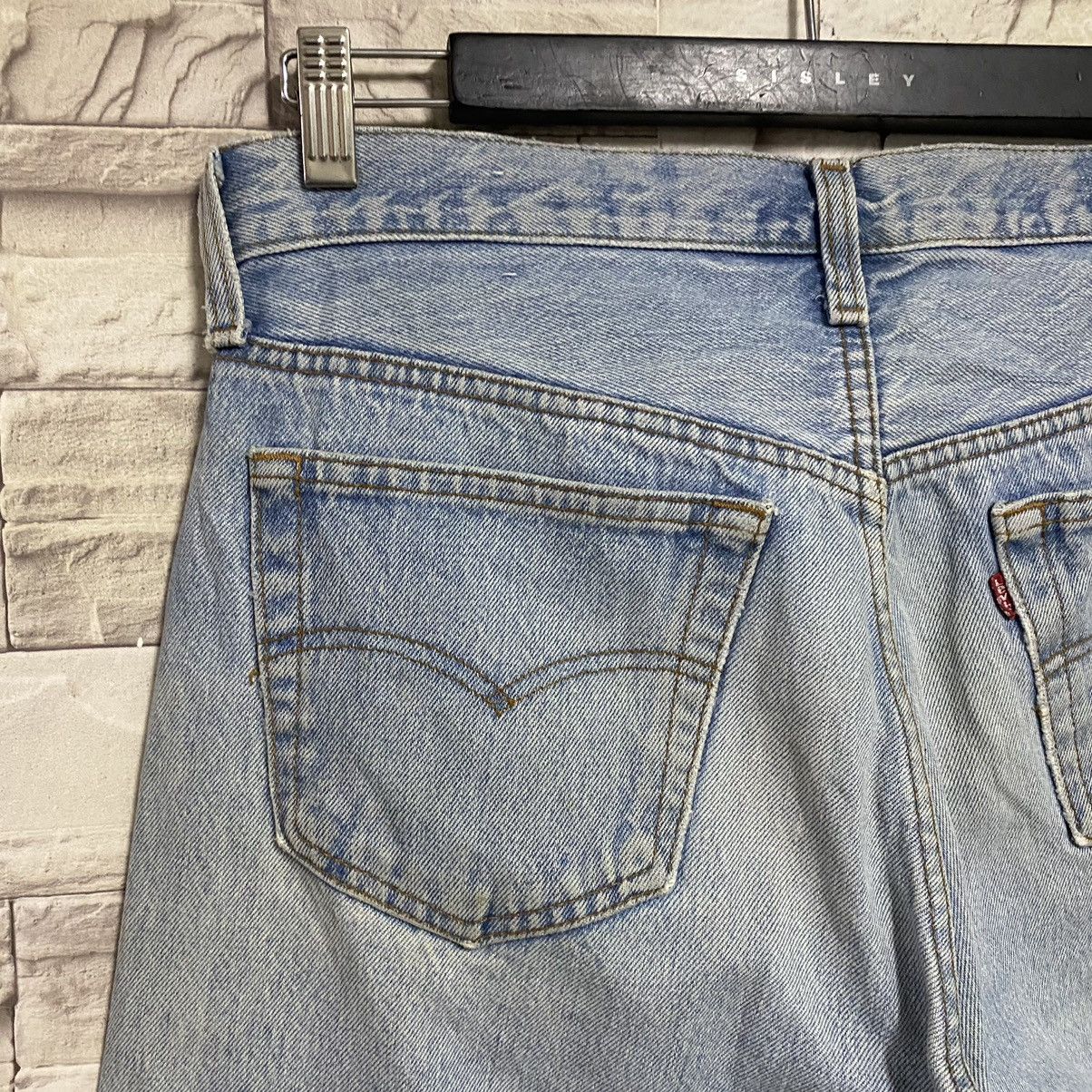 Levi's Vintage 80s Levis 501 LightWash Jeans 32x32 Made in USA Size US 32 / EU 48 - 13 Thumbnail