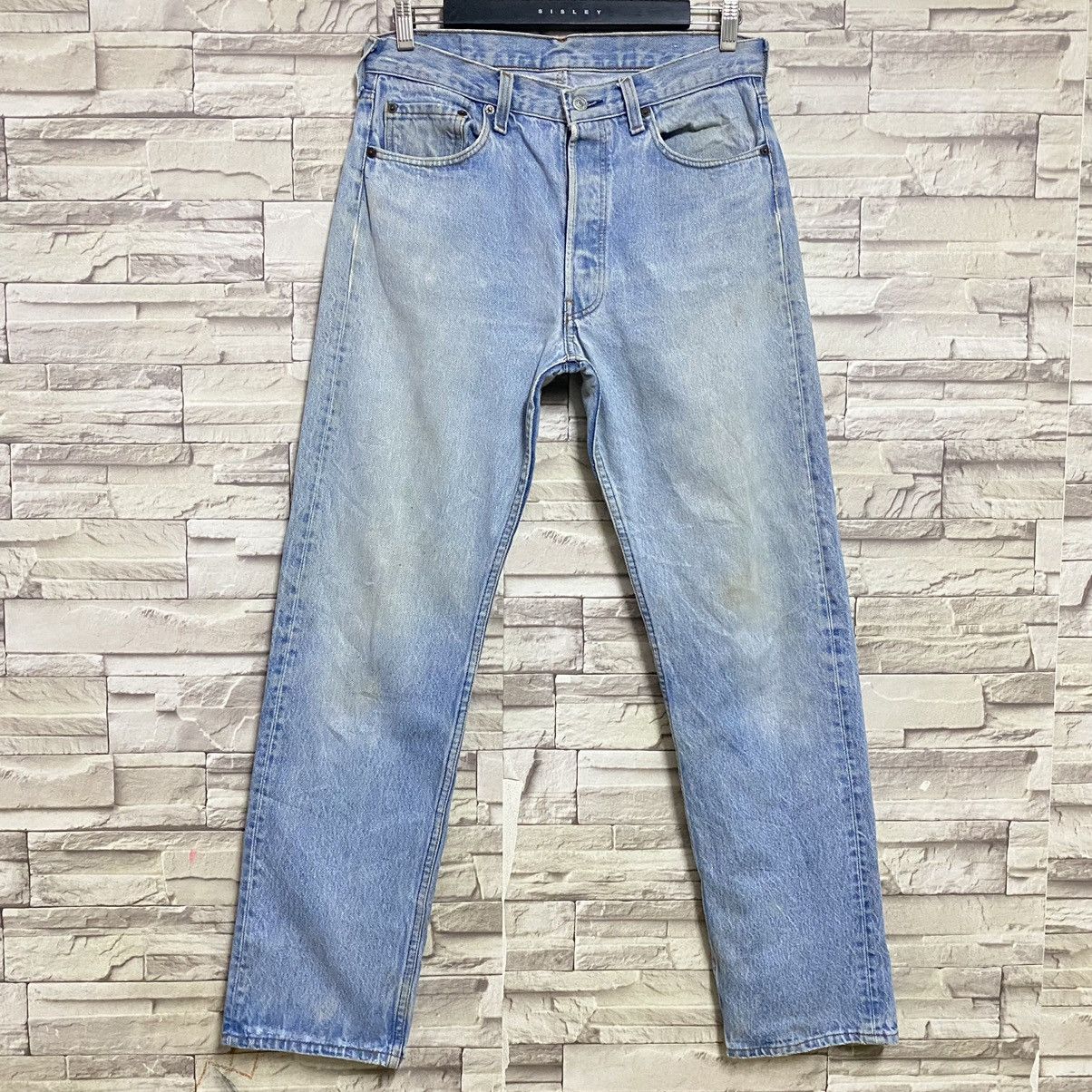 Levi's Vintage 80s Levis 501 LightWash Jeans 32x32 Made in USA Size US 32 / EU 48 - 3 Thumbnail