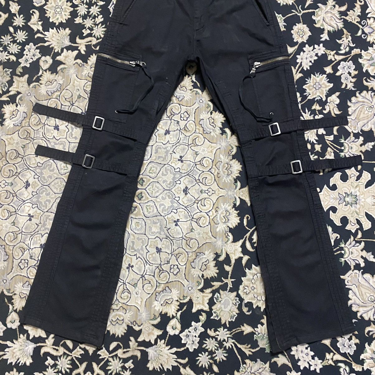 Japanese Brand DOUBLE EDGE Military Riders Cargo Pants Flare Size US 29 - 5 Thumbnail