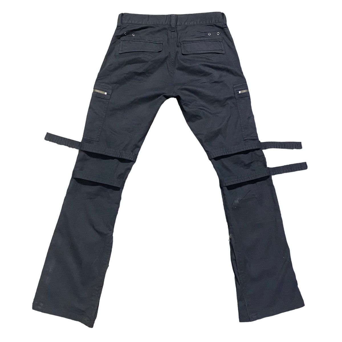 Japanese Brand DOUBLE EDGE Military Riders Cargo Pants Flare Size US 29 - 2 Thumbnail