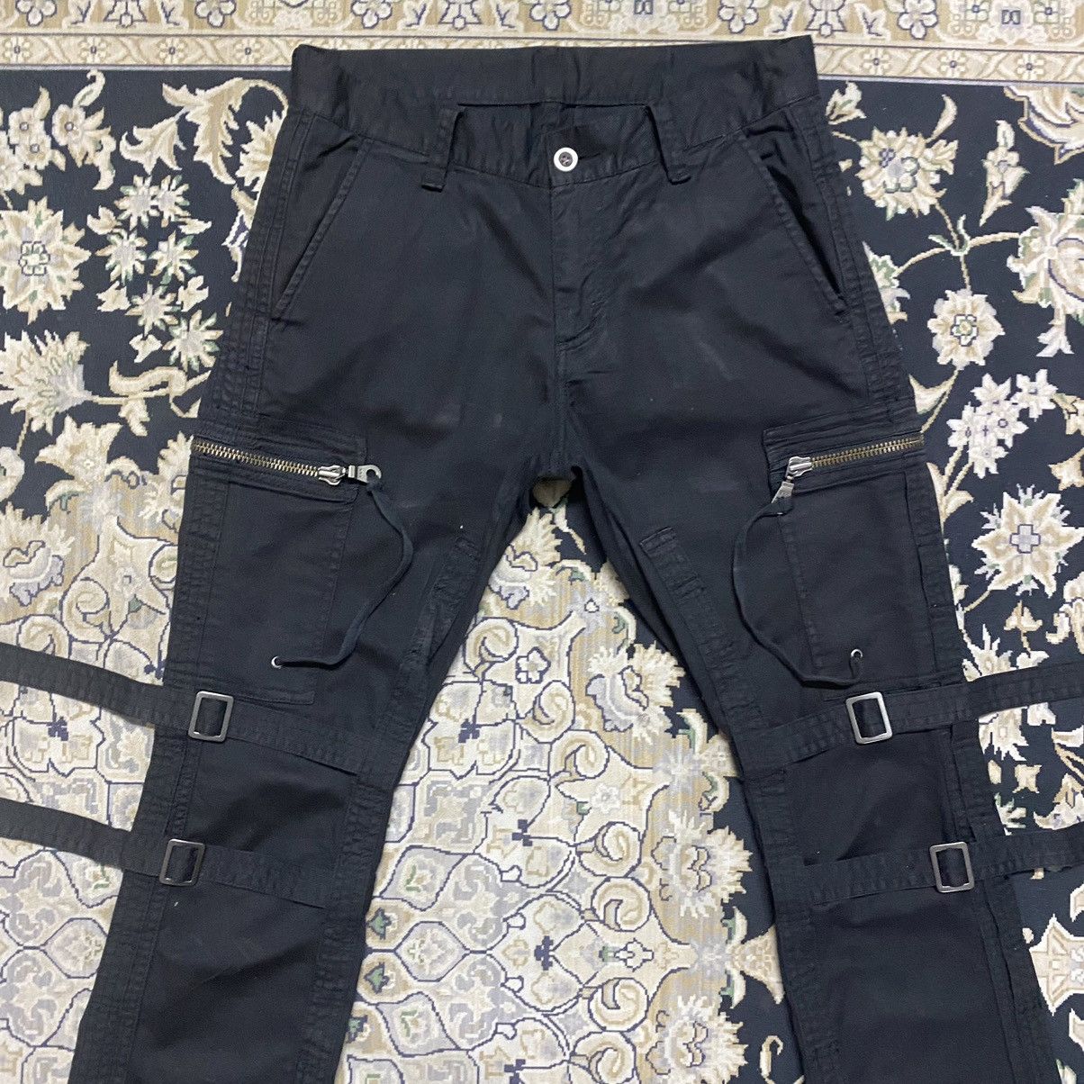 Japanese Brand DOUBLE EDGE Military Riders Cargo Pants Flare Size US 29 - 4 Thumbnail