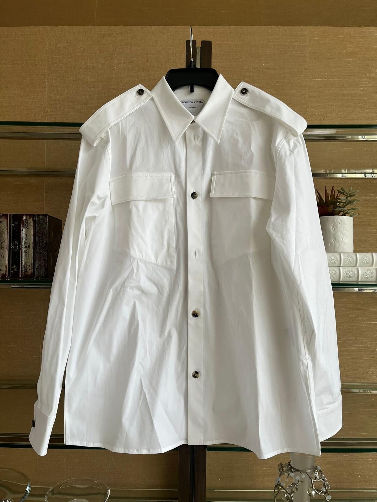 Shirt Cotton Stretch Popeline / Poplin in White