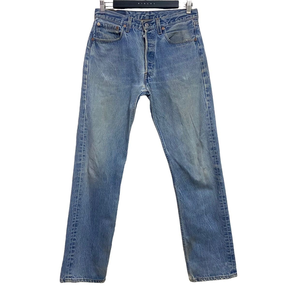 Levi's Vintage Levis 501xx Distressed Jeans 31x32 Made in USA Size US 31 - 1 Thumbnail