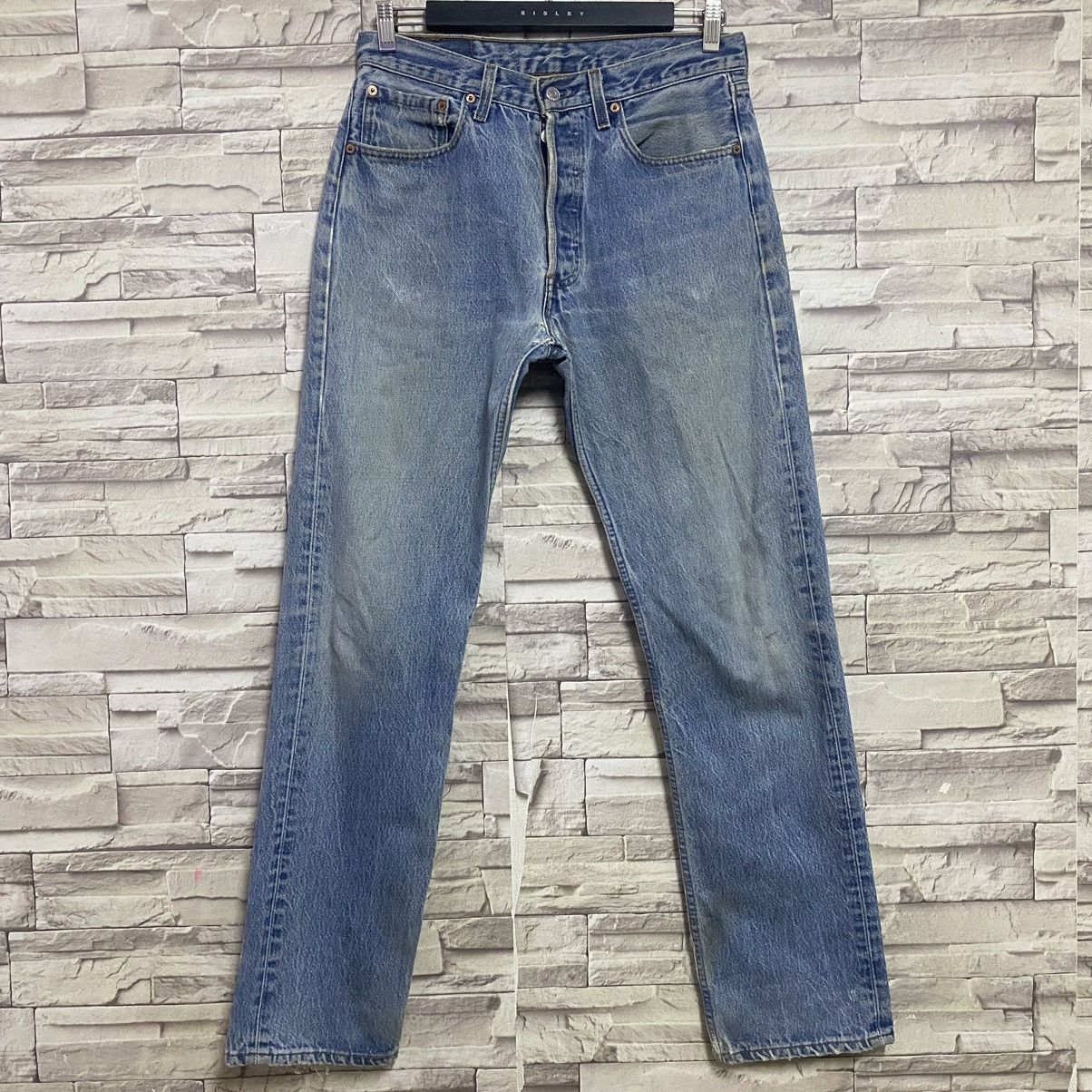 Levi's Vintage Levis 501xx Distressed Jeans 31x32 Made in USA Size US 31 - 3 Thumbnail
