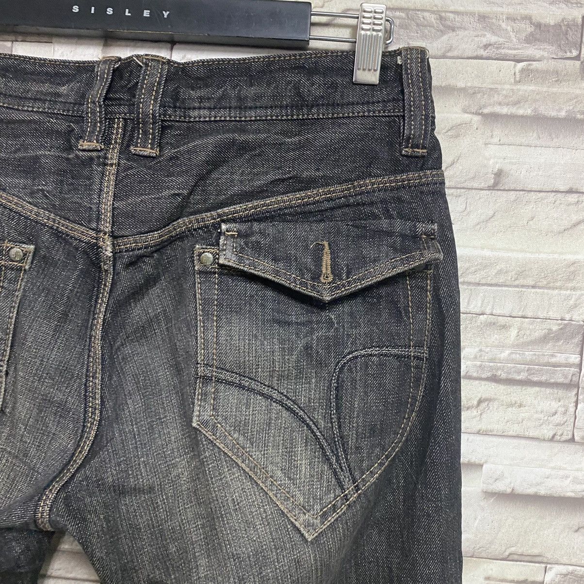 HIDEAWAYS Japanese Brand Hideaways Nicole Denim Flare Jeans Size US 31 - 13 Thumbnail