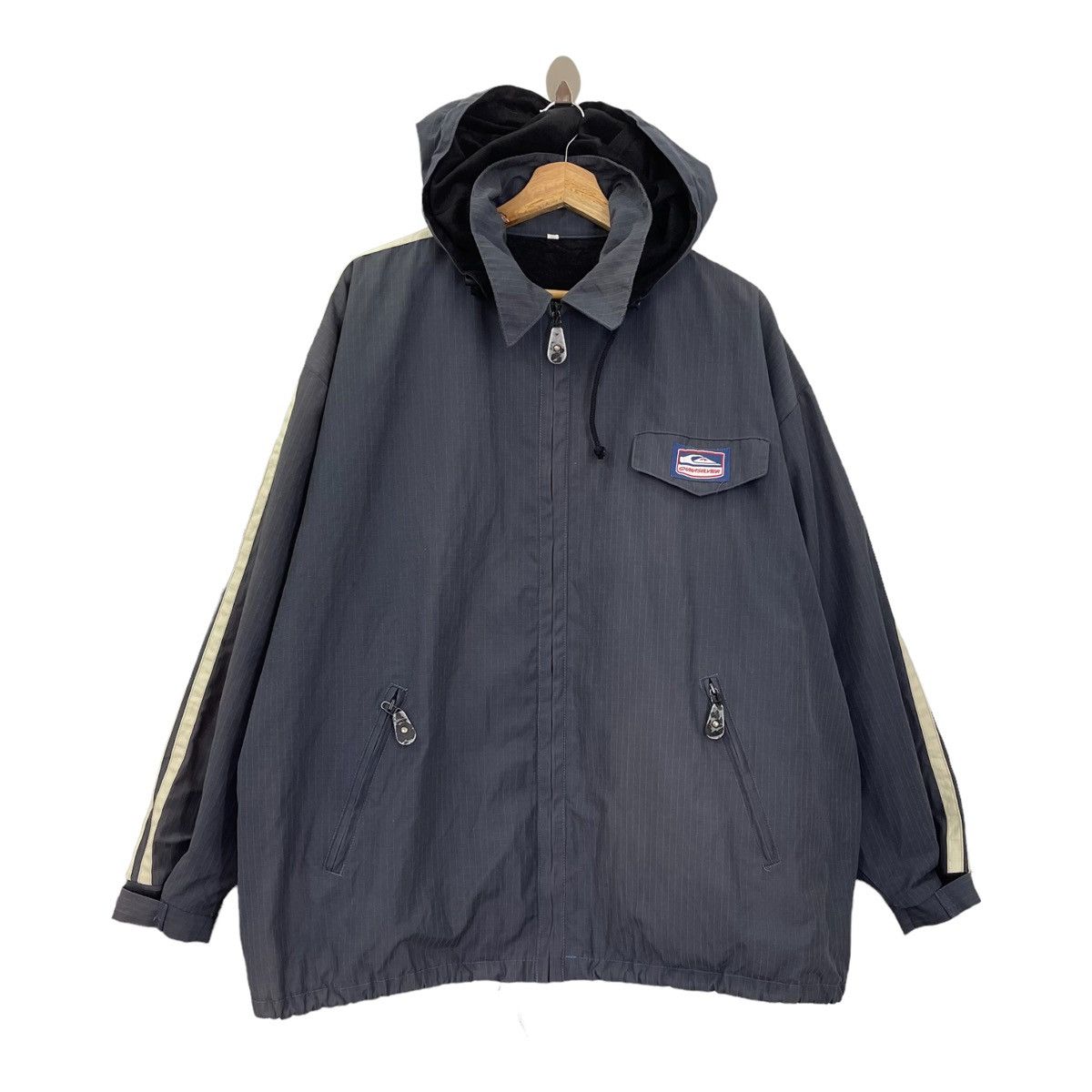 Billabong Vintage 90s Quiksilver Small Logo Light Jacket Size L Size US L / EU 52-54 / 3 - 1 Thumbnail