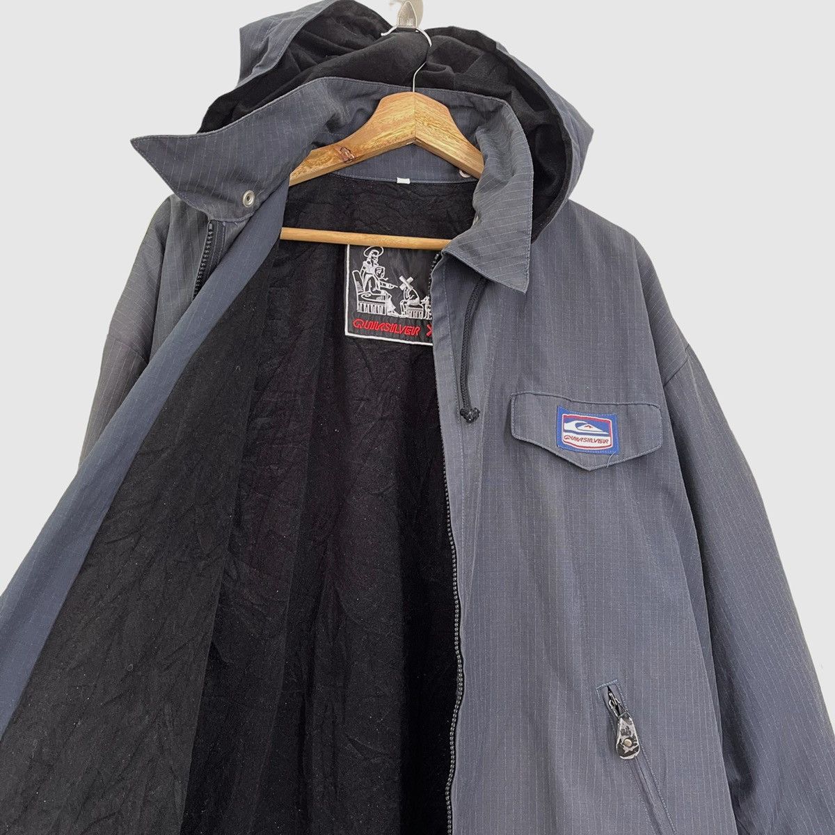 Billabong Vintage 90s Quiksilver Small Logo Light Jacket Size L Size US L / EU 52-54 / 3 - 7 Thumbnail