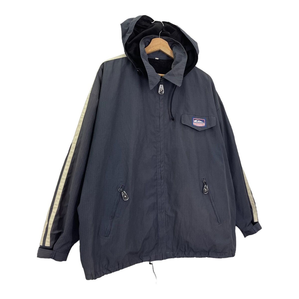 Billabong Vintage 90s Quiksilver Small Logo Light Jacket Size L Size US L / EU 52-54 / 3 - 2 Thumbnail