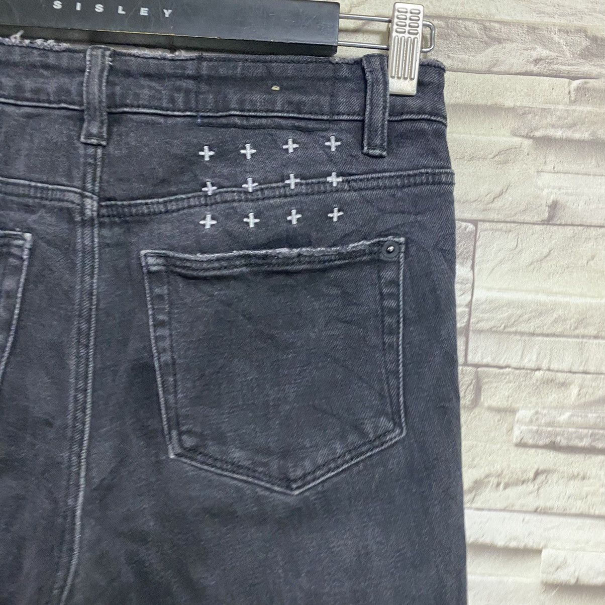 Ksubi Ksubi Black Crow Skinny Jeans Cropped Stretch Size US 28 / EU 44 - 11 Thumbnail