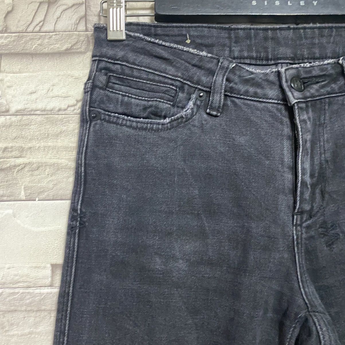 Ksubi Ksubi Black Crow Skinny Jeans Cropped Stretch Size US 28 / EU 44 - 7 Thumbnail