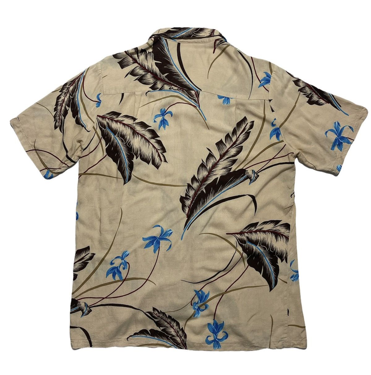 Vintage Vintage Feather Motive Hawaiian Aloha Shirt Size US M / EU 48-50 / 2 - 2 Thumbnail