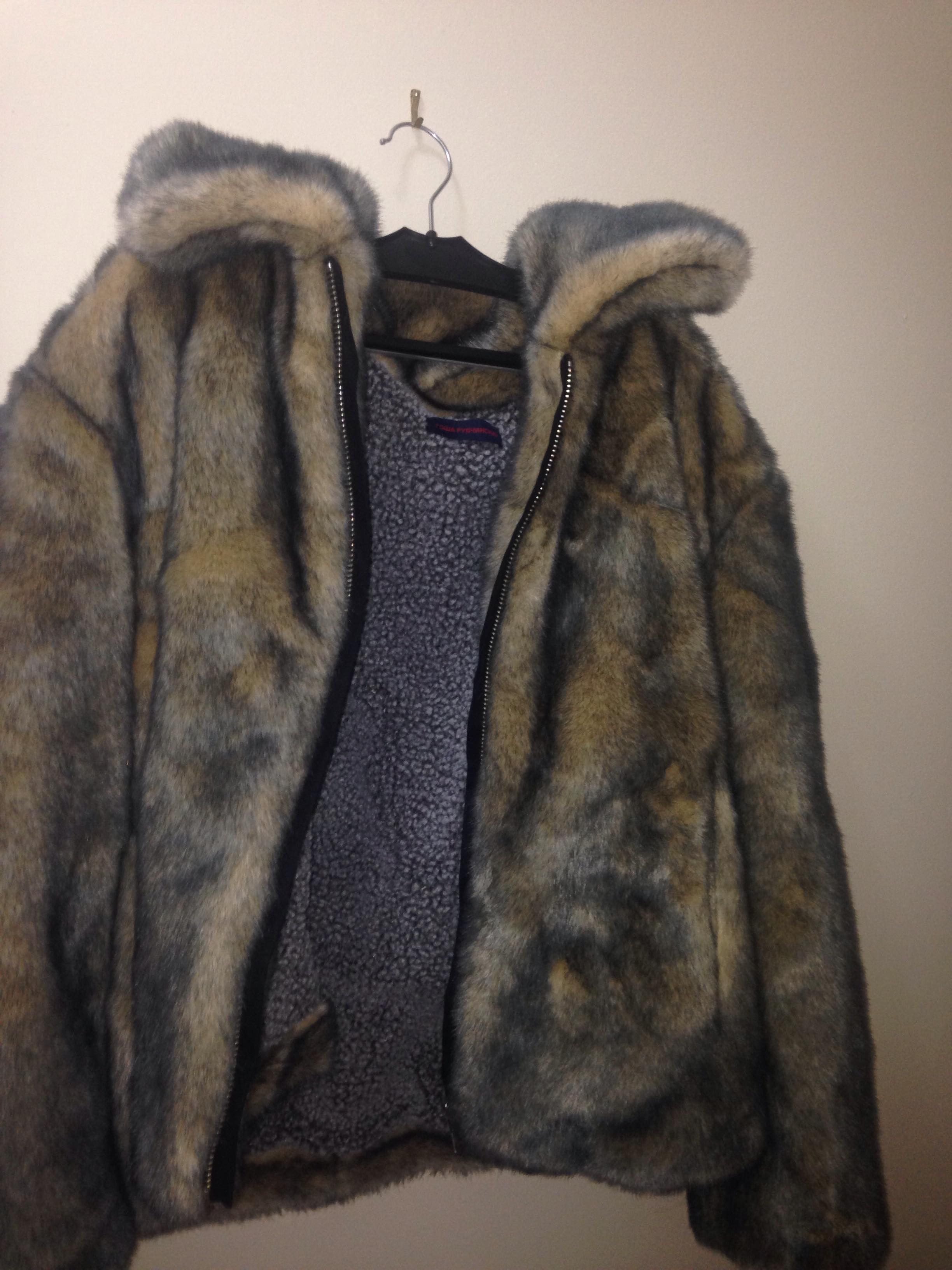 身幅582015 A/W Gosha Rubchinskiy fur jacket