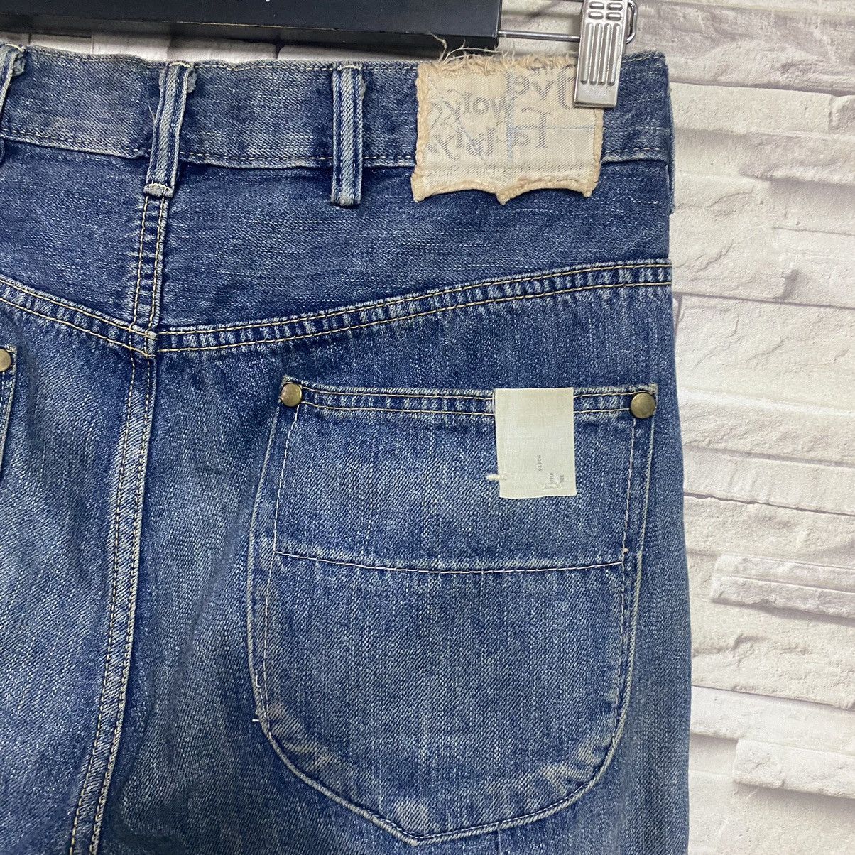 N.Hoolywood N.Hoolywood x Over Work Factory Denim Jeans Size US 30 / EU 46 - 12 Thumbnail