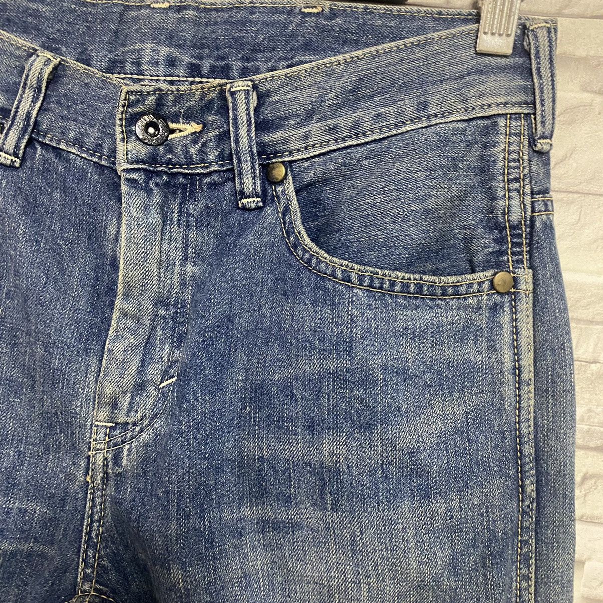N.Hoolywood N.Hoolywood x Over Work Factory Denim Jeans Size US 30 / EU 46 - 8 Thumbnail