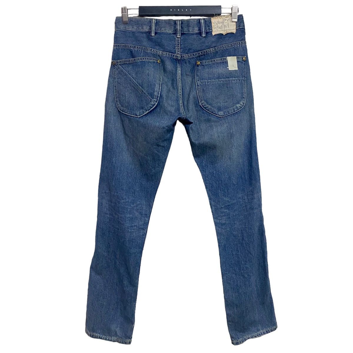 N.Hoolywood N.Hoolywood x Over Work Factory Denim Jeans Size US 30 / EU 46 - 2 Thumbnail