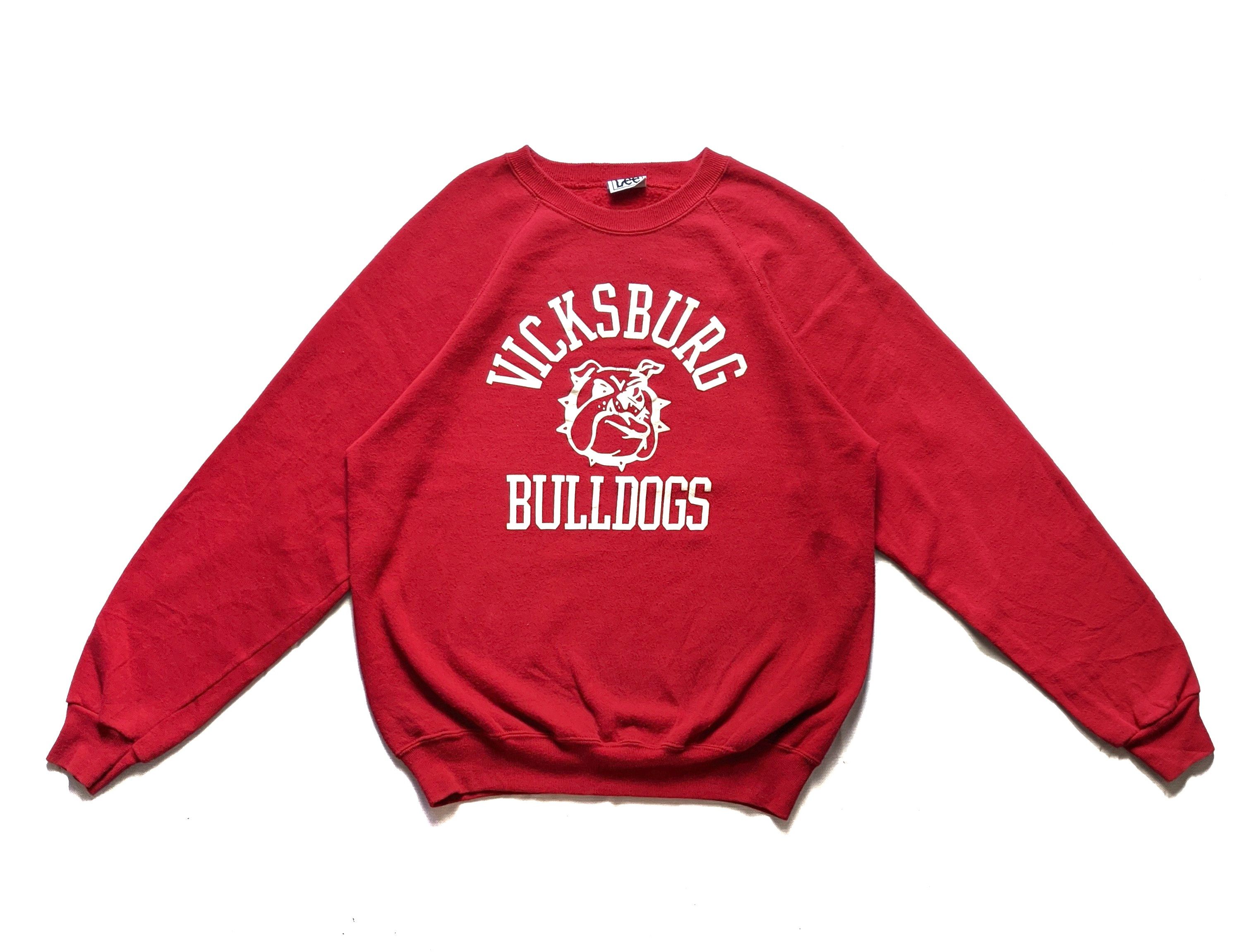 Lee × NFL × Vintage Vintage Lee Vicksburg Bulldogs Football Crewneck Sweatshirt Size US L / EU 52-54 / 3 - 1 Thumbnail