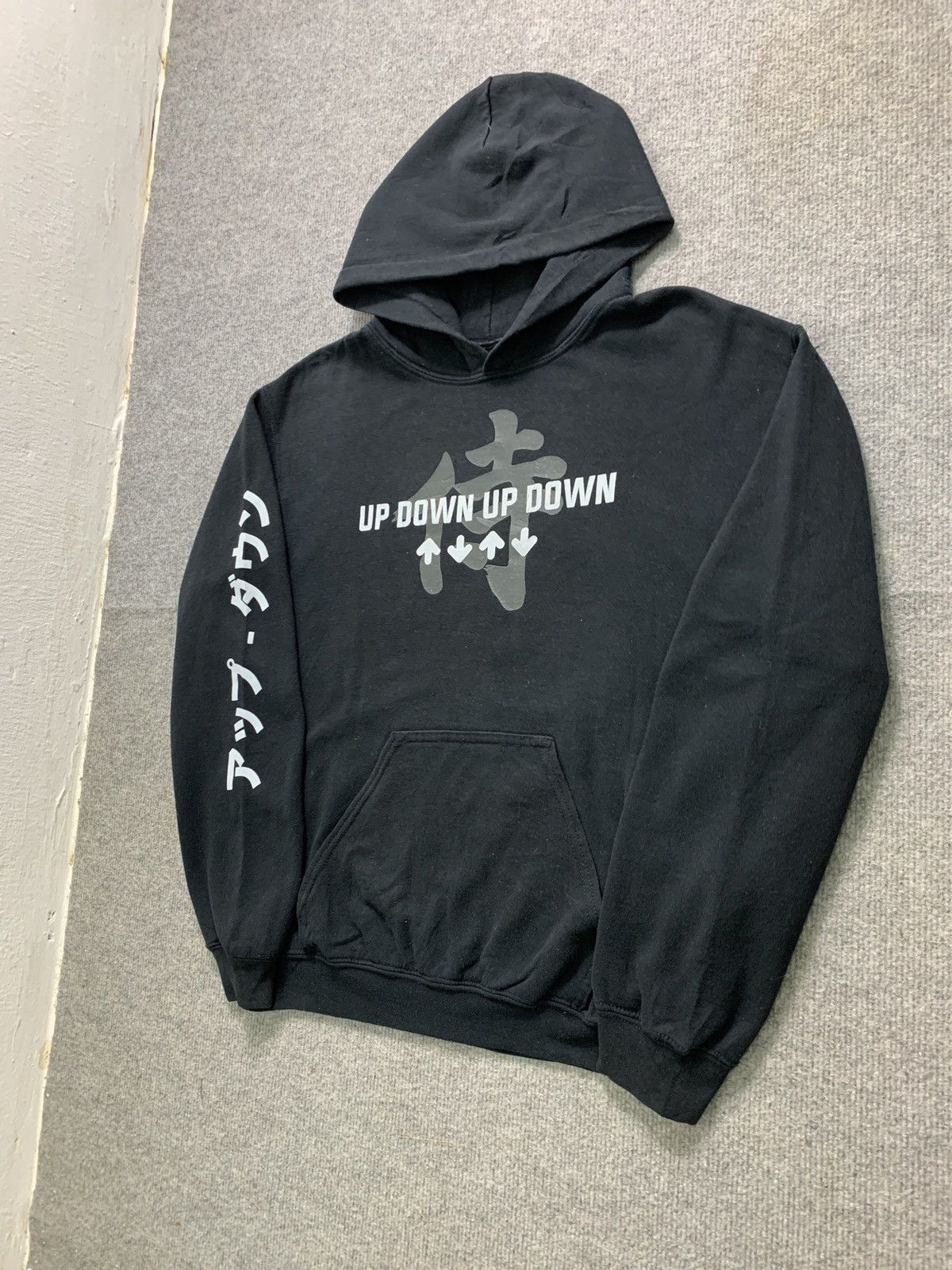 Japanese Brand Vintage Up Down Big Logo Hoodie Size US M / EU 48-50 / 2 - 3 Thumbnail