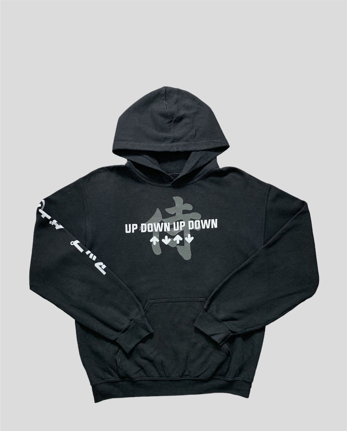 Japanese Brand Vintage Up Down Big Logo Hoodie Size US M / EU 48-50 / 2 - 1 Thumbnail