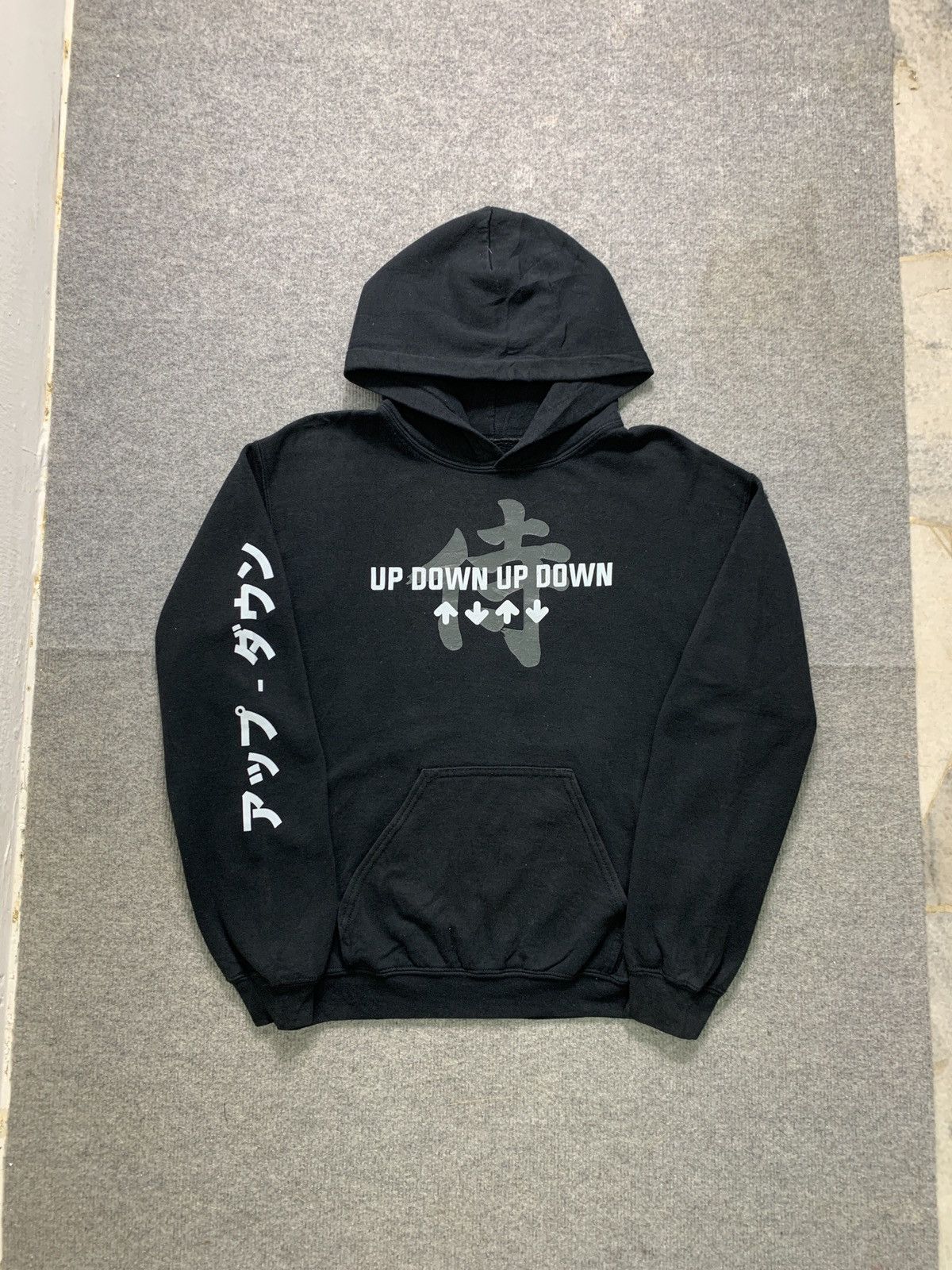 Japanese Brand Vintage Up Down Big Logo Hoodie Size US M / EU 48-50 / 2 - 2 Thumbnail