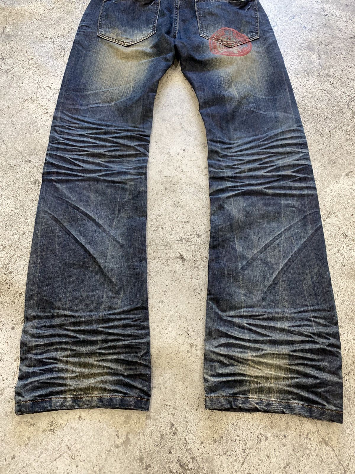 image of 20471120 x If Six Was Nine Flare Blueway Style Jeans in Dark Blue, Men's (Size 30)