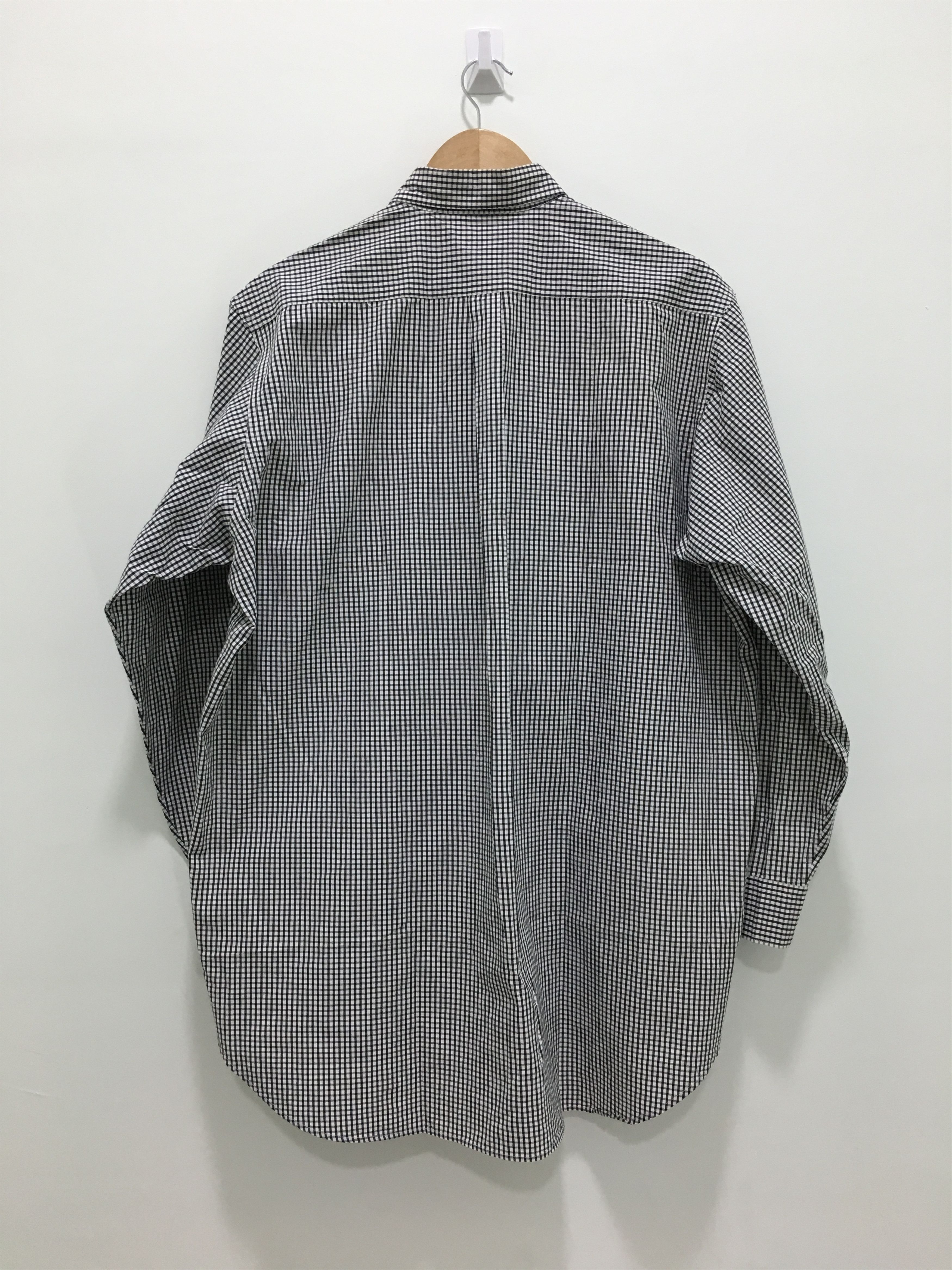 Yohji Yamamoto Y’s For Men Oversize Checked Cotton Shirt Size US L / EU 52-54 / 3 - 11 Thumbnail