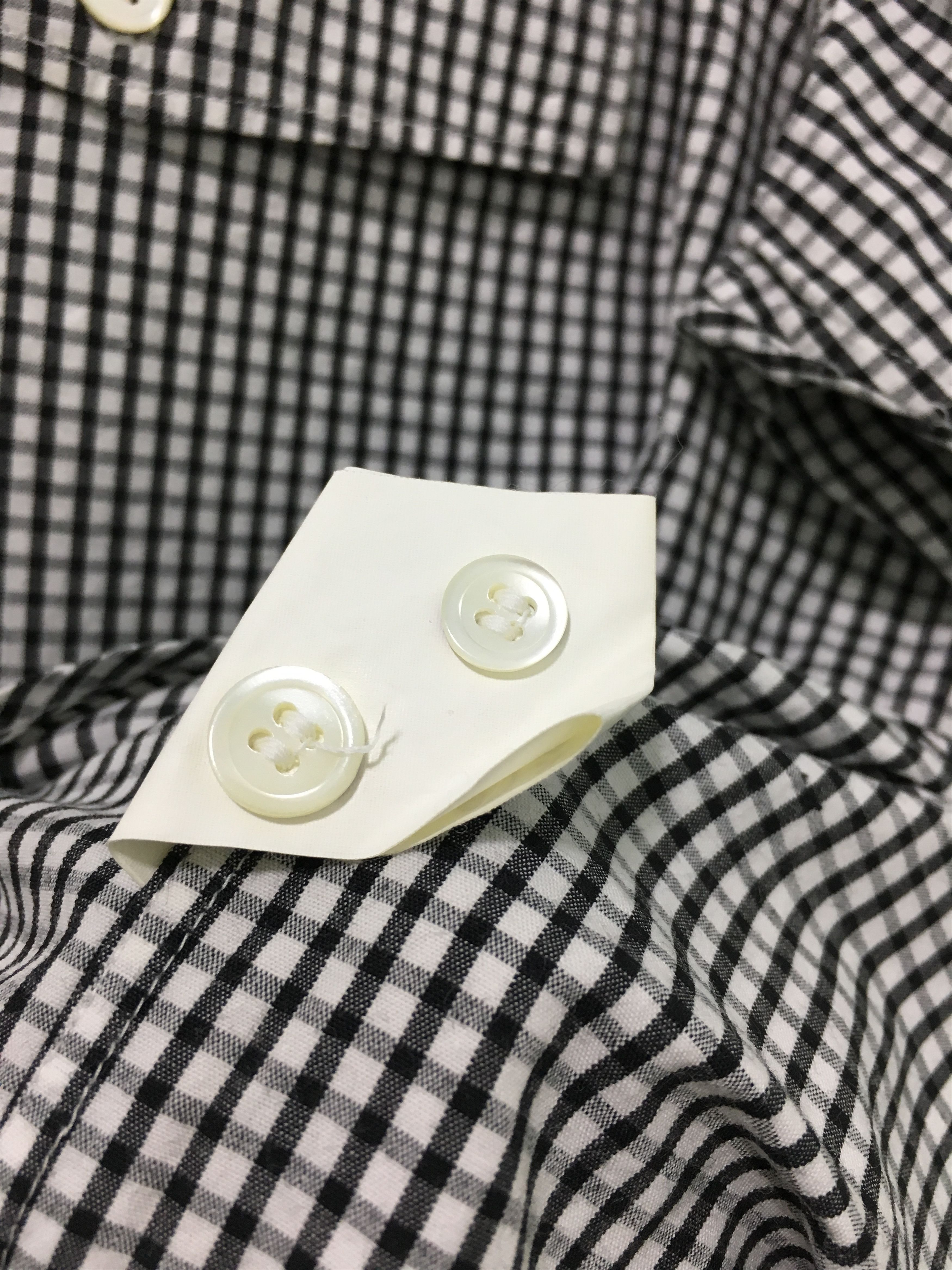 Yohji Yamamoto Y’s For Men Oversize Checked Cotton Shirt Size US L / EU 52-54 / 3 - 10 Thumbnail