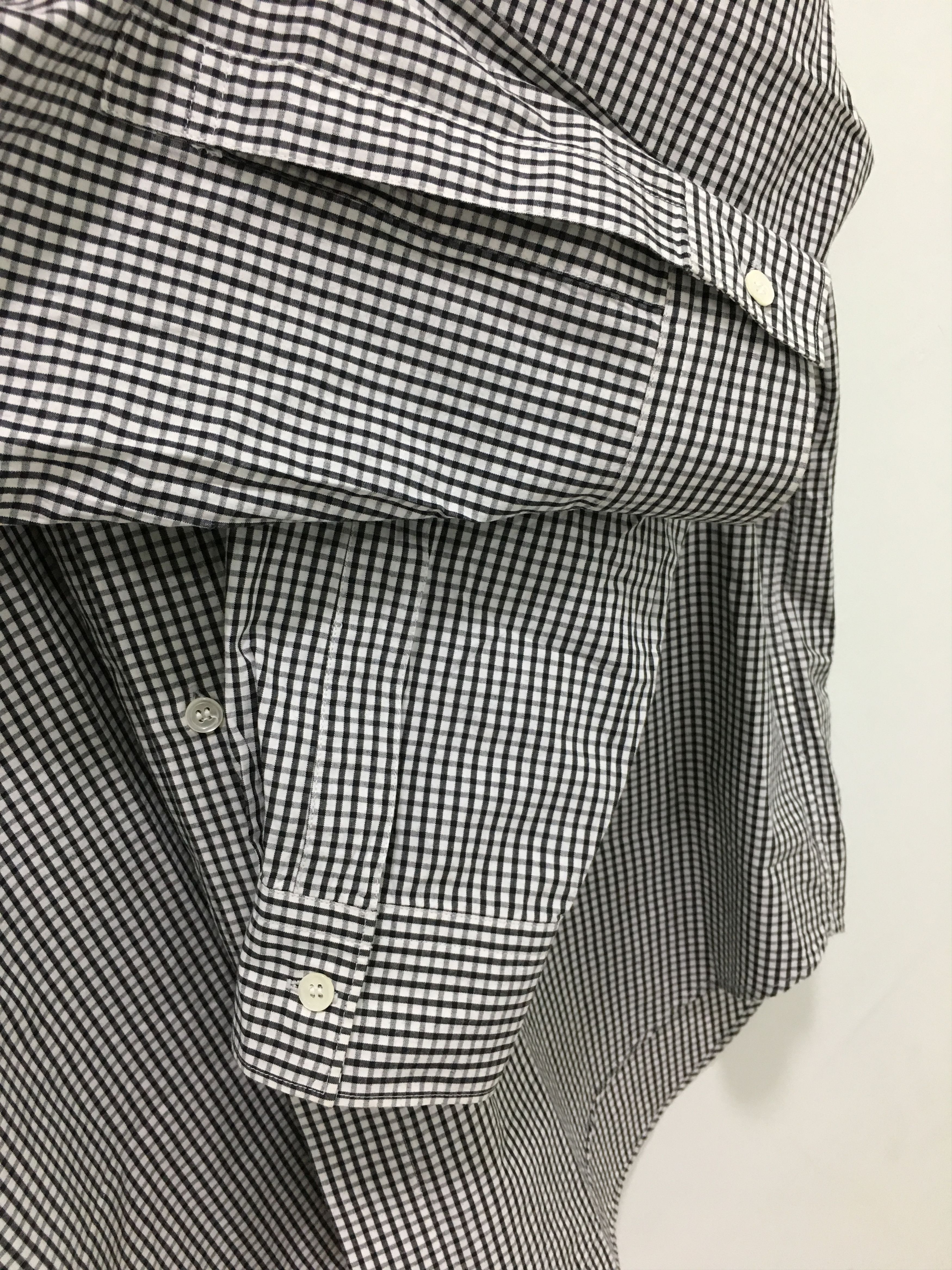 Yohji Yamamoto Y’s For Men Oversize Checked Cotton Shirt Size US L / EU 52-54 / 3 - 8 Thumbnail