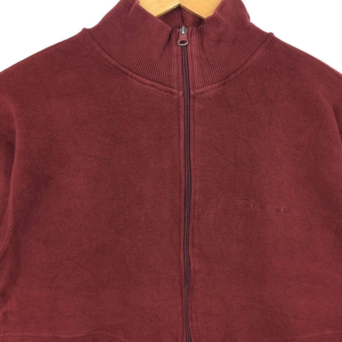 Champion Vintage Champion Script Logo Sweater Zipper Up Size US M / EU 48-50 / 2 - 2 Thumbnail