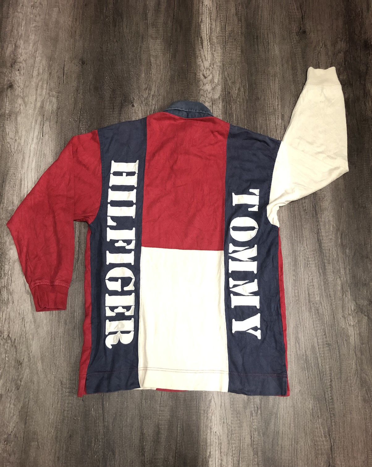 Tommy Hilfiger × Tommy Jeans Tommy Hilfiger Big Logo Long Sleeve Polo Shirt Size US M / EU 48-50 / 2 - 5 Thumbnail