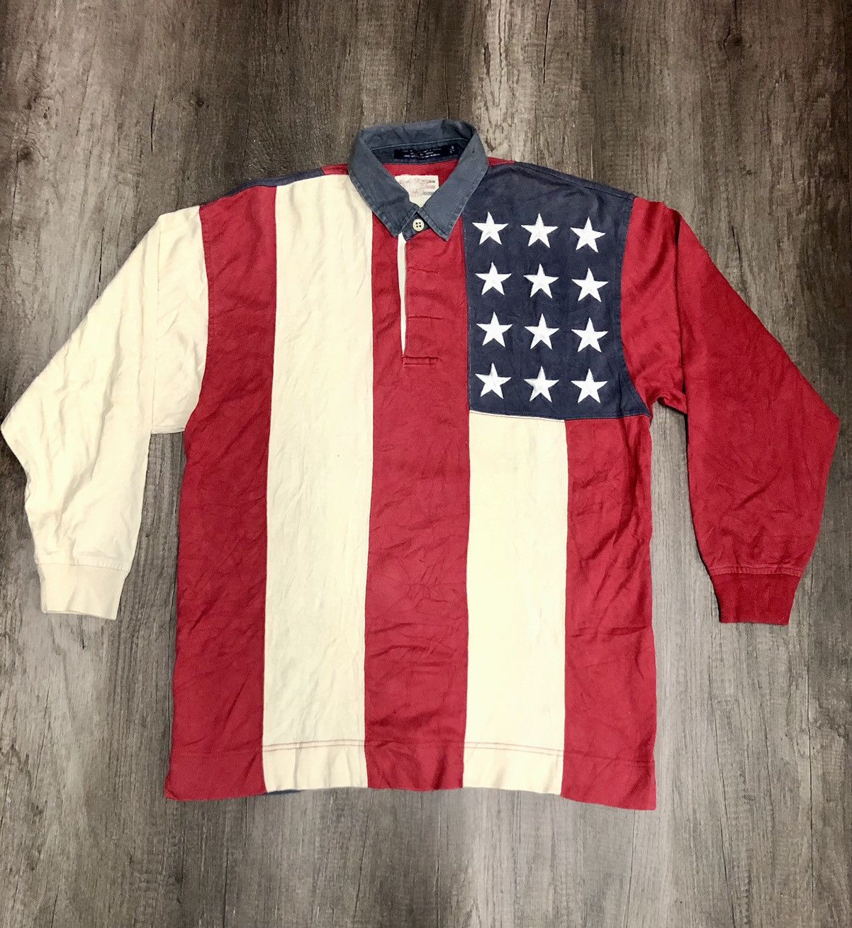 Tommy Hilfiger × Tommy Jeans Tommy Hilfiger Big Logo Long Sleeve Polo Shirt Size US M / EU 48-50 / 2 - 4 Thumbnail