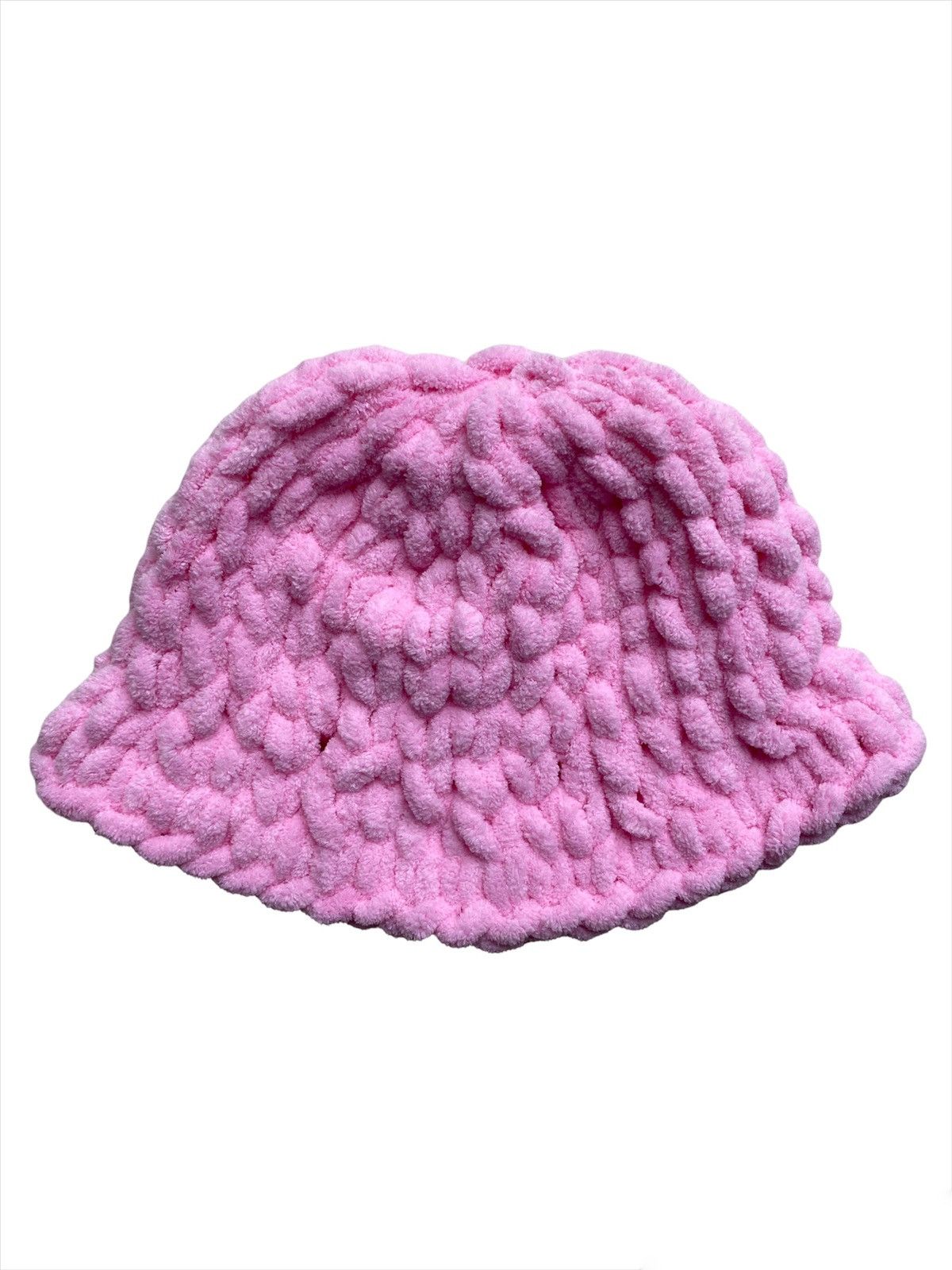 Handmade × Japanese Brand Handmade Knitted Panama Bunny Teddy Bear Style Tiktok Size ONE SIZE - 3 Thumbnail