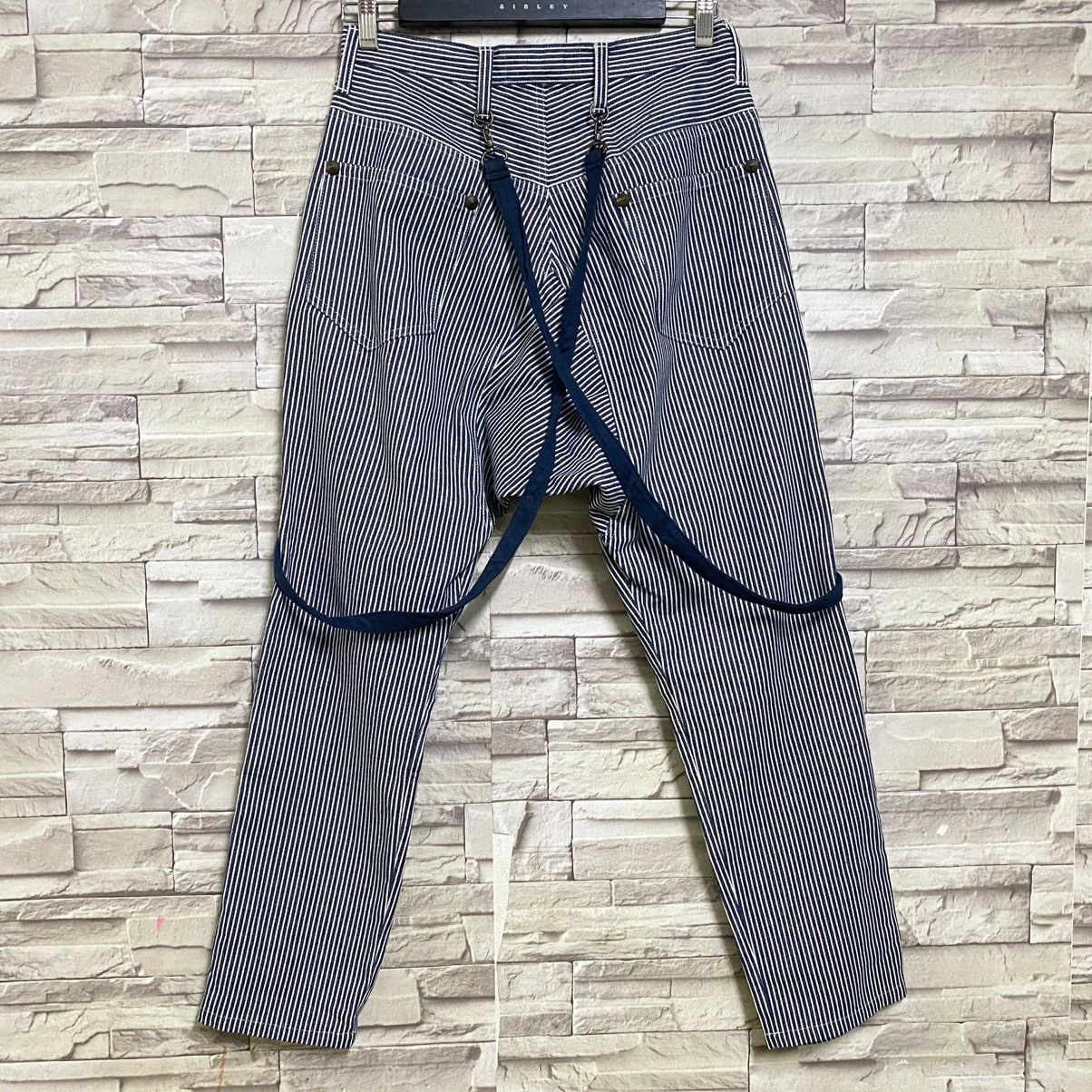 Beauty Beast MILKBOY Hickory Pinstriped Suspender Pants Size US 30 / EU 46 - 8 Thumbnail