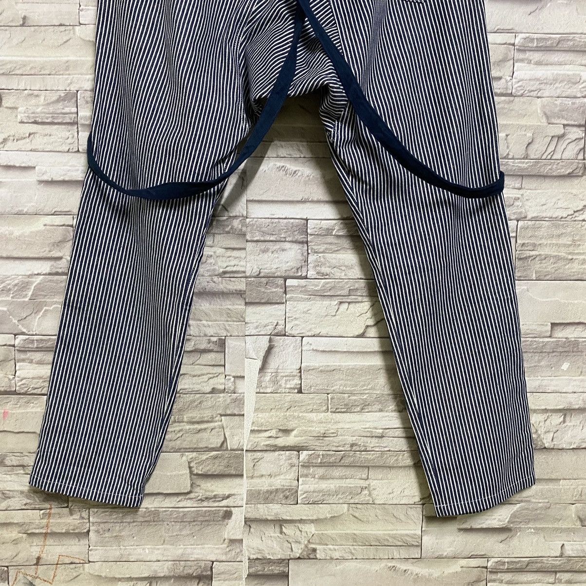 Beauty Beast MILKBOY Hickory Pinstriped Suspender Pants Size US 30 / EU 46 - 10 Thumbnail