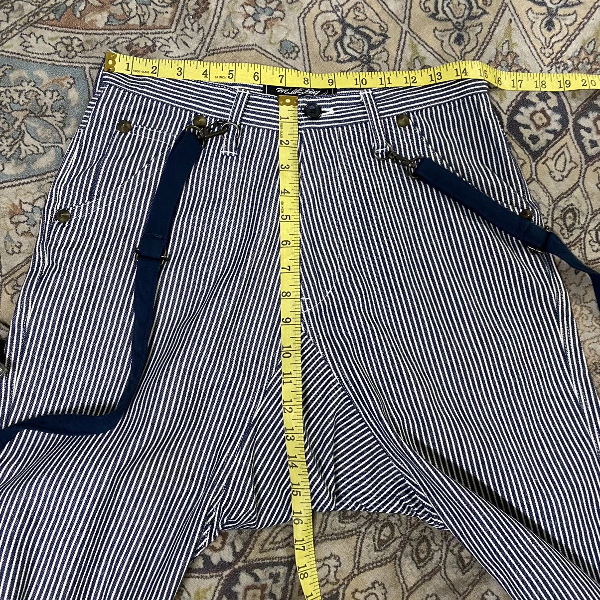 Beauty Beast MILKBOY Hickory Pinstriped Suspender Pants Size US 30 / EU 46 - 17 Thumbnail