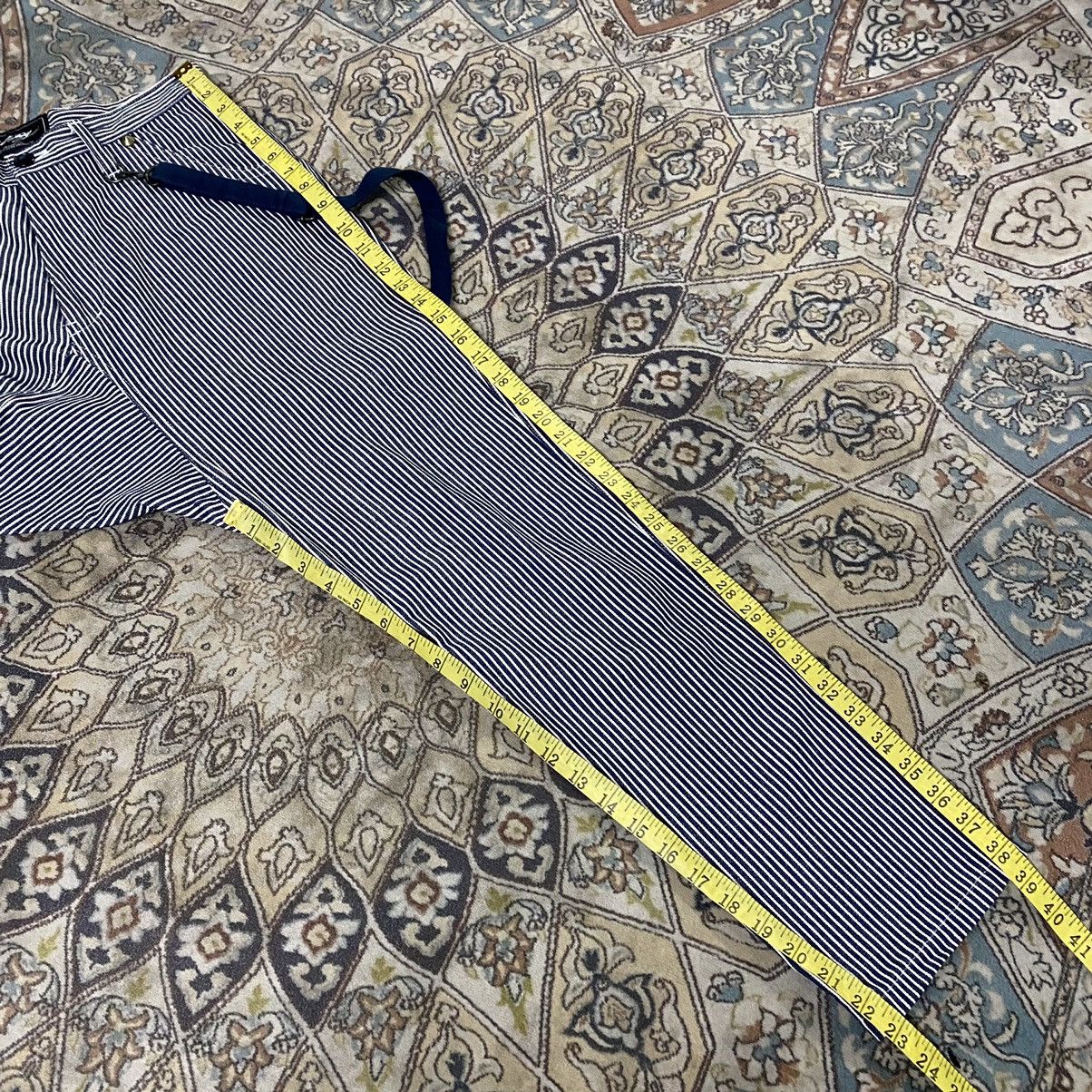 Beauty Beast MILKBOY Hickory Pinstriped Suspender Pants Size US 30 / EU 46 - 18 Thumbnail