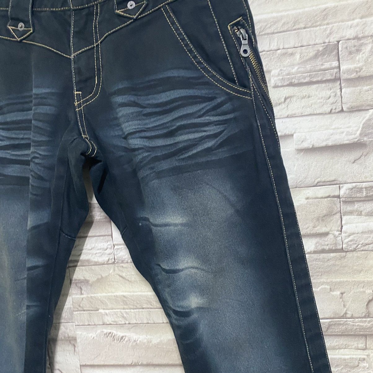 PPFM 6 Pocket PPFM Denim Painter Jeans Slim-Fit Size US 29 - 7 Thumbnail