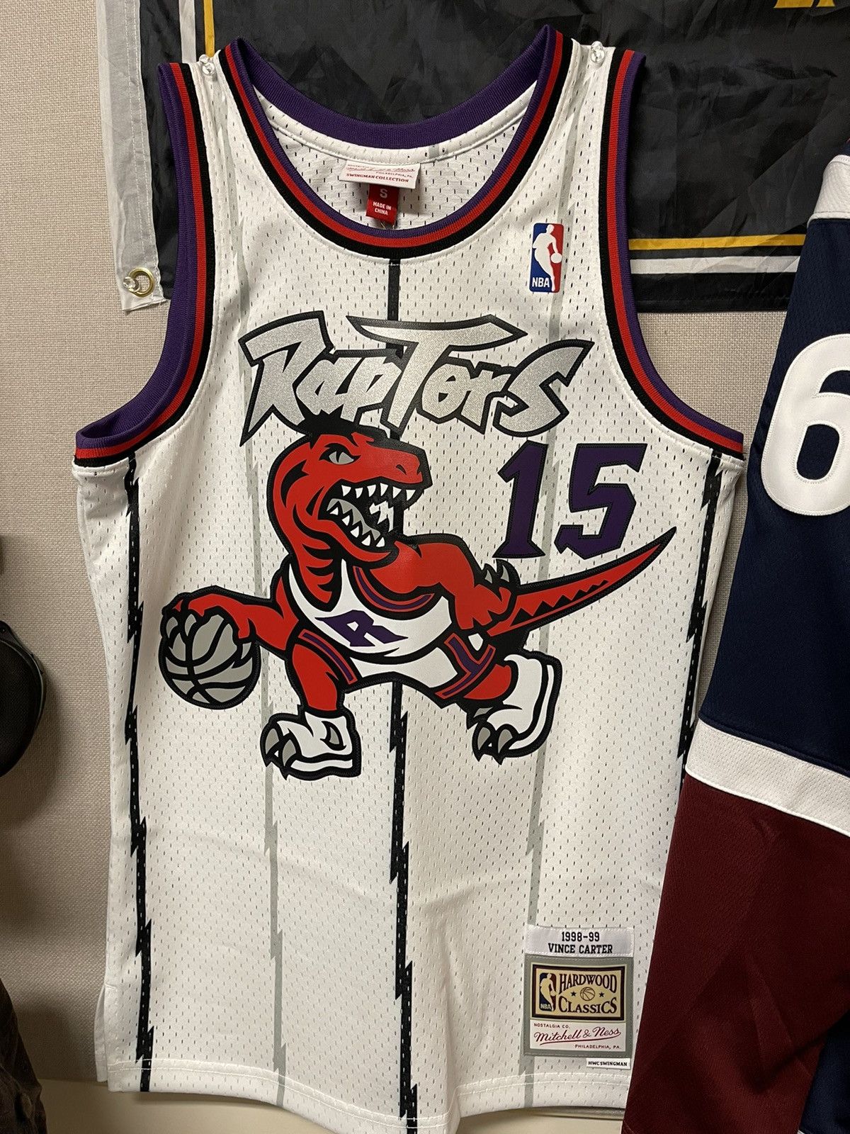 Vintage Vince Carter hardwood classics raptor jersey