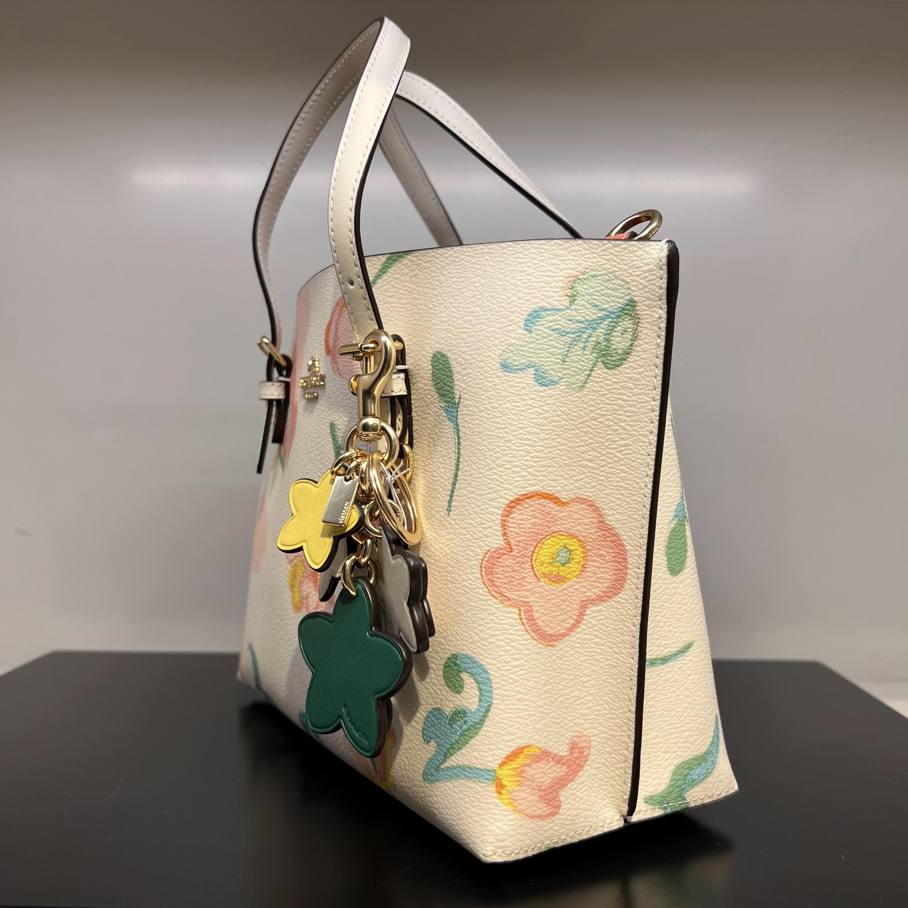 Coach Mollie Tote 25 With Dreamy Land Floral Print c8217 Crossbody Bags