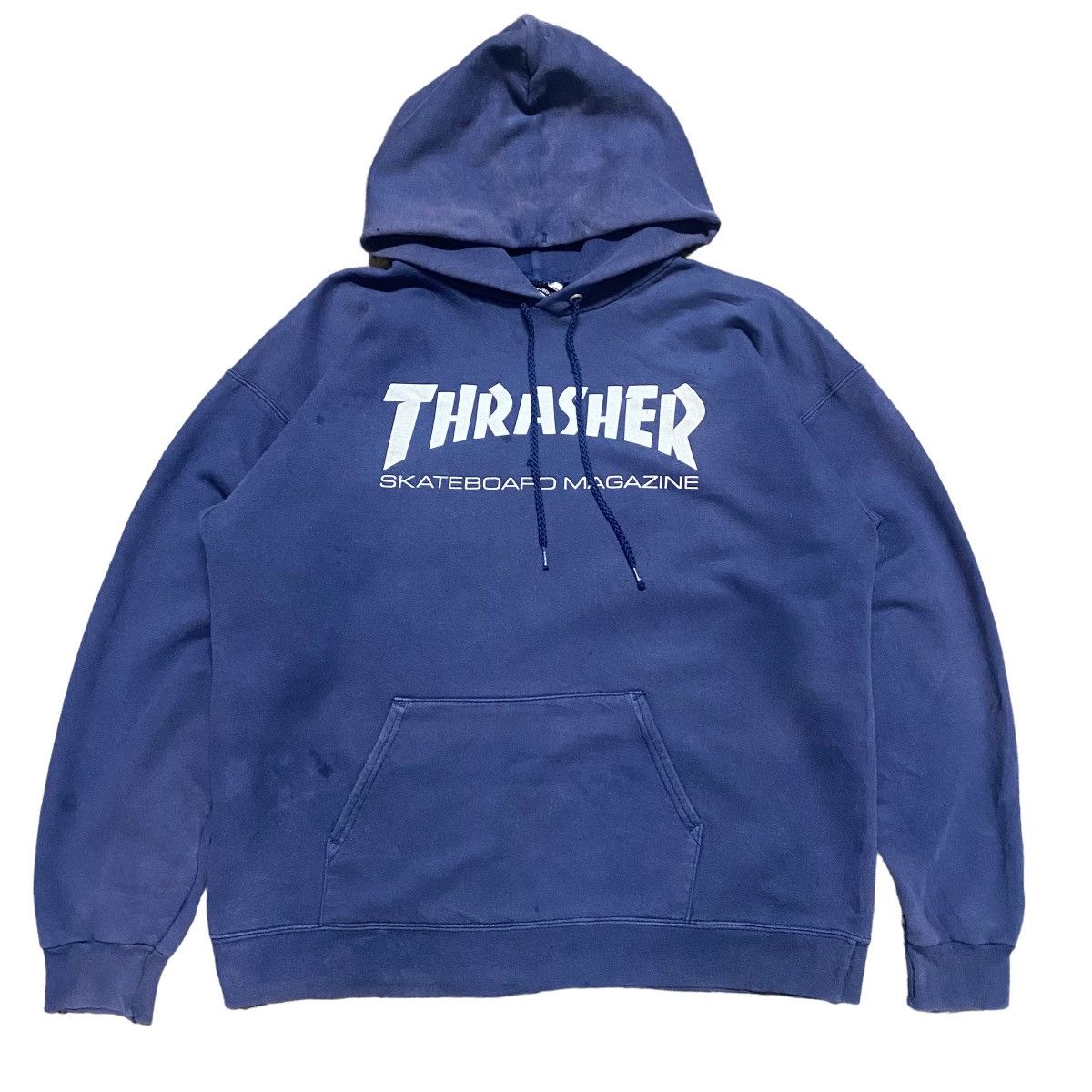 Thrasher Vintage 90s Thrasher Hoodie Sunfaded Size US M / EU 48-50 / 2 - 1 Thumbnail