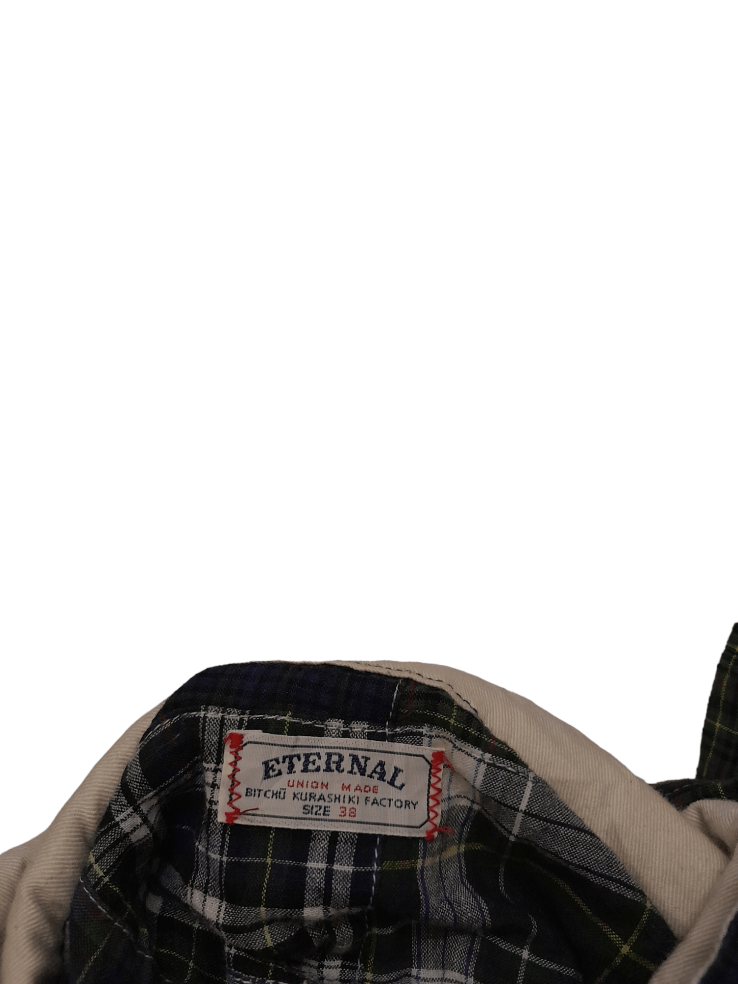 Eternal ETERNAL Japan Patchwork Shirt Hoodie (E772) Size US M / EU 48-50 / 2 - 8 Thumbnail