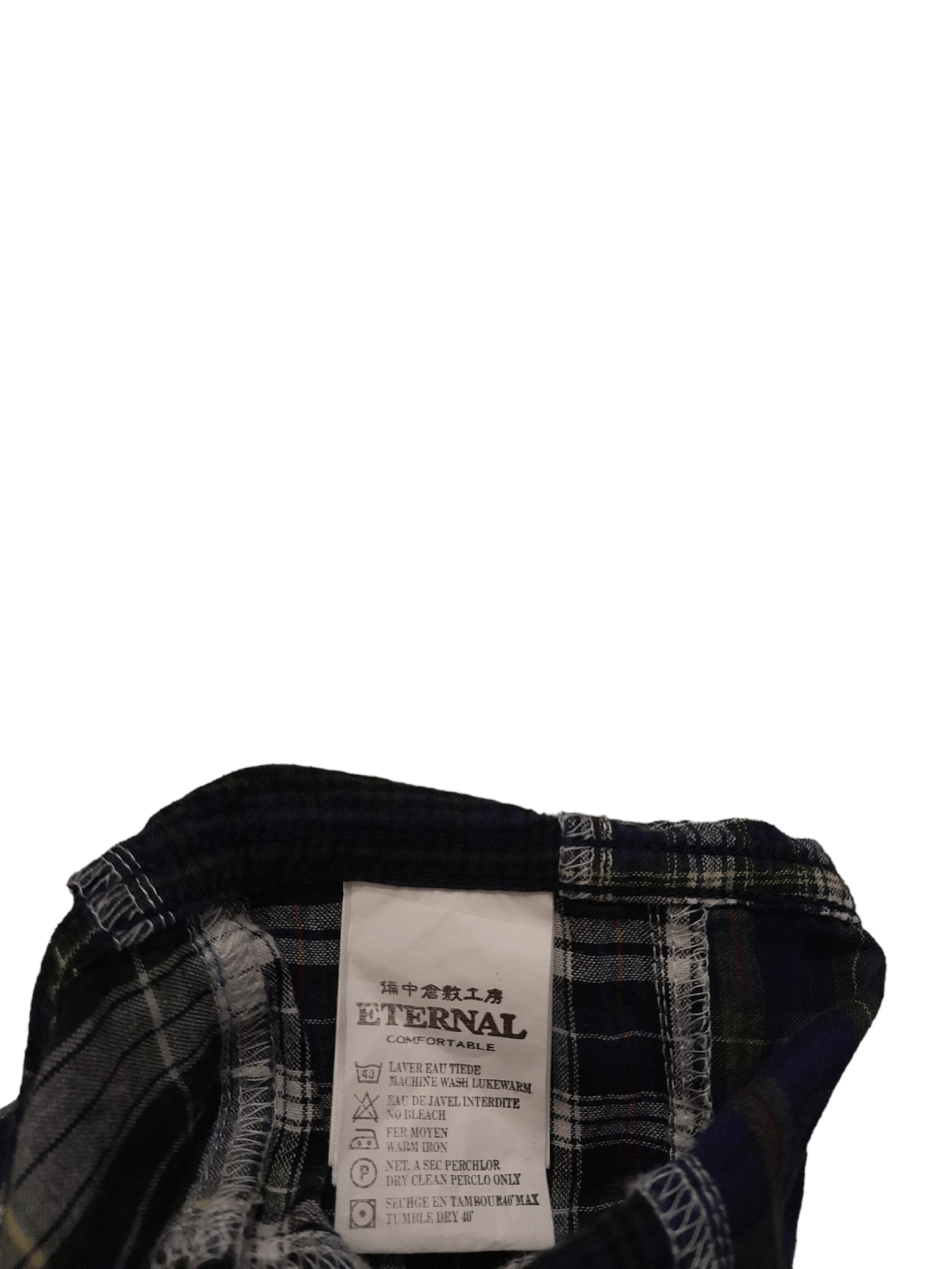 Eternal ETERNAL Japan Patchwork Shirt Hoodie (E772) Size US M / EU 48-50 / 2 - 9 Thumbnail